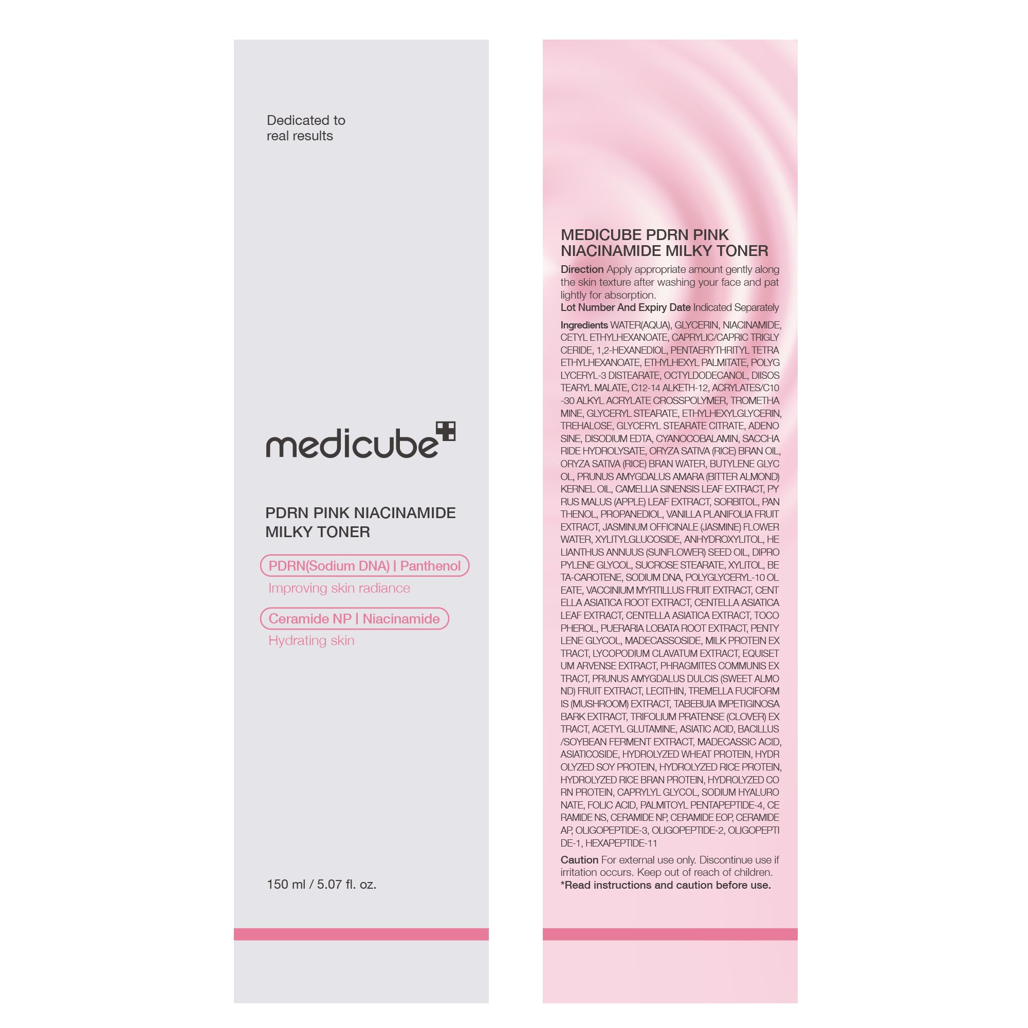 medicube Salmon DNA PDRN Pink CICA Soothing Toner I Pink Glow Toner for Skin Boosting, Soothing and Calming, Uneven Skin Tone, Peptide & Niacinamide, Korean Skin Care (250ml)