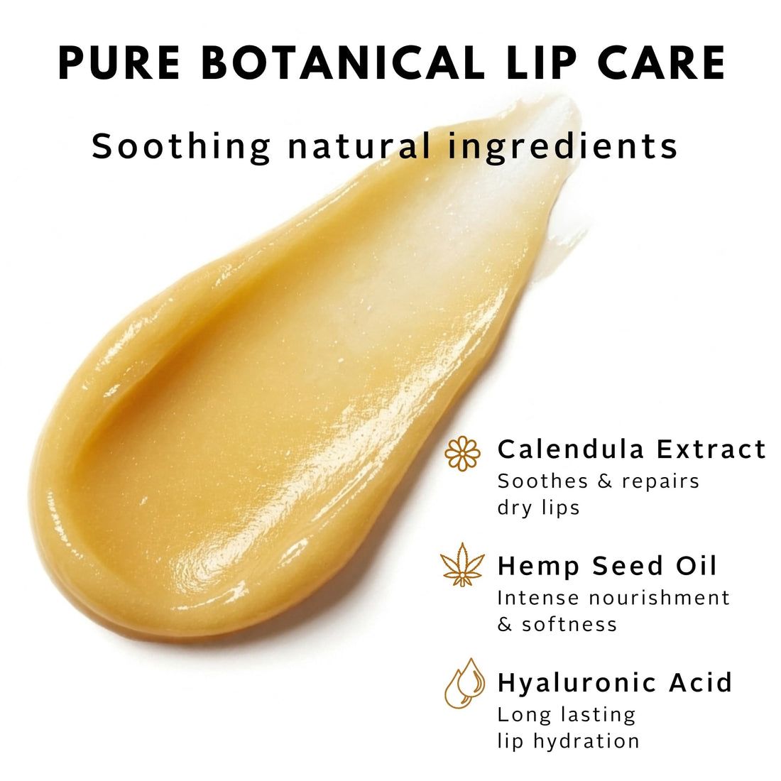 Raven Botanicals Natural Lip Balm Treatment, Hydration and Barrier Support, Organic Plant Extract Formula – Botanical Lip Balm 20ml (Rose Geranium)