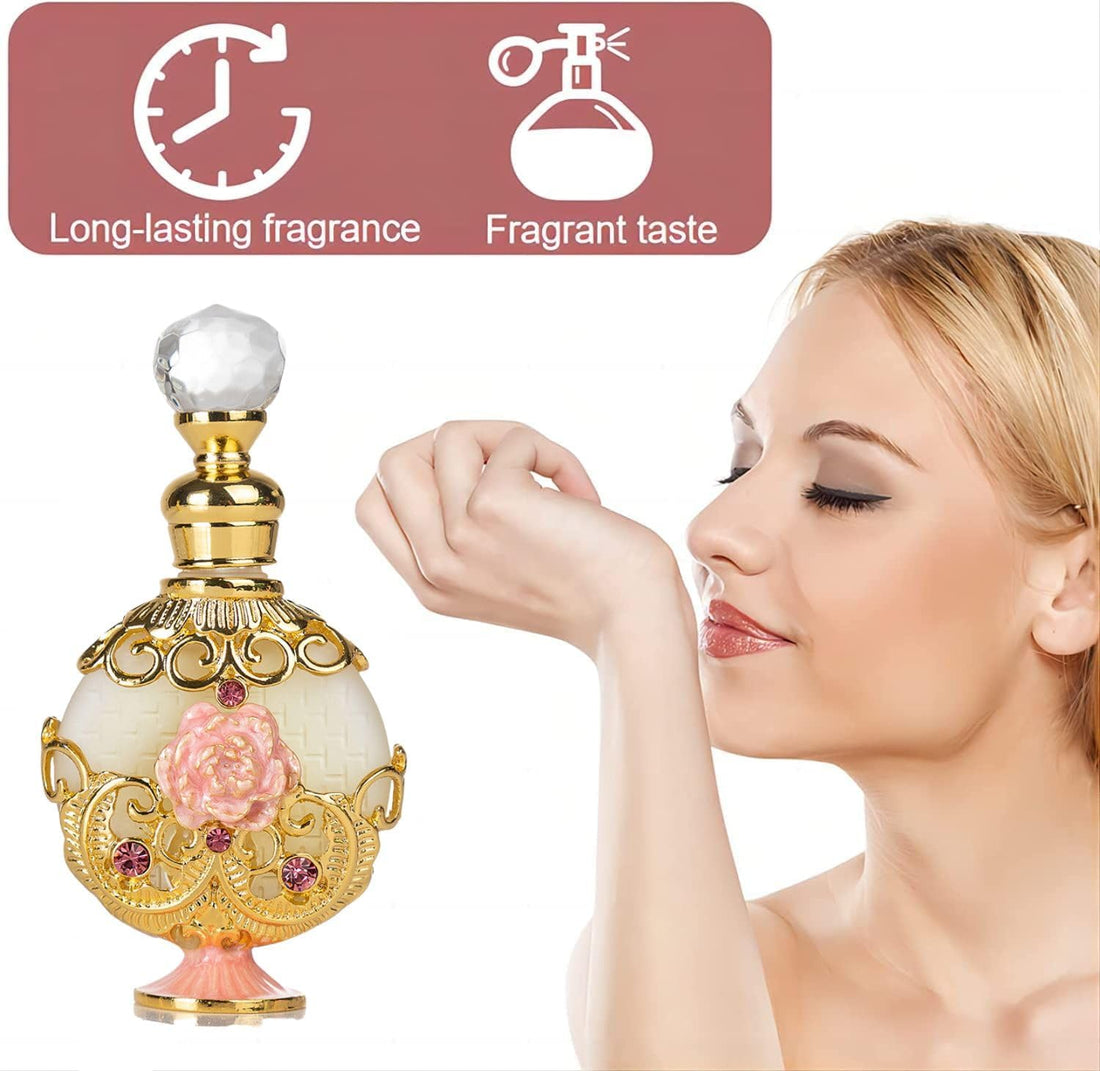 Perfume for Women, Halal Dubai Retro Concentrated Perfume Oil - Long Lasting Exquisite Vintage Fragrance Gift - The Luxurious Scent - 0.5Oz