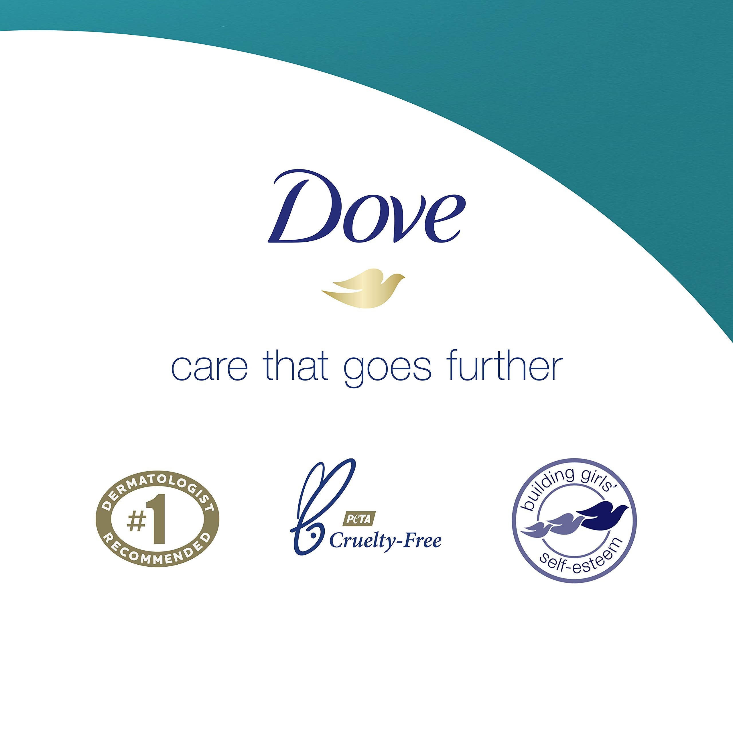 Dove Beauty Bar Soap Antibacterial Care 6 Count For Clean, Moisturized Skin, Removes Bacteria 3.75 oz