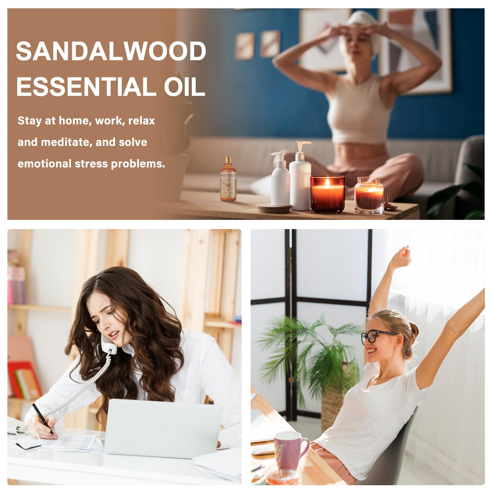 Peppermint Essential Oil 100ml - Pure Natural Essential Oils Strong,Fresh Minty Scent Increases Clarity - Perfect for Aromatherapy,Diffuser, Clear Breathing-Strong Peppermint Oil