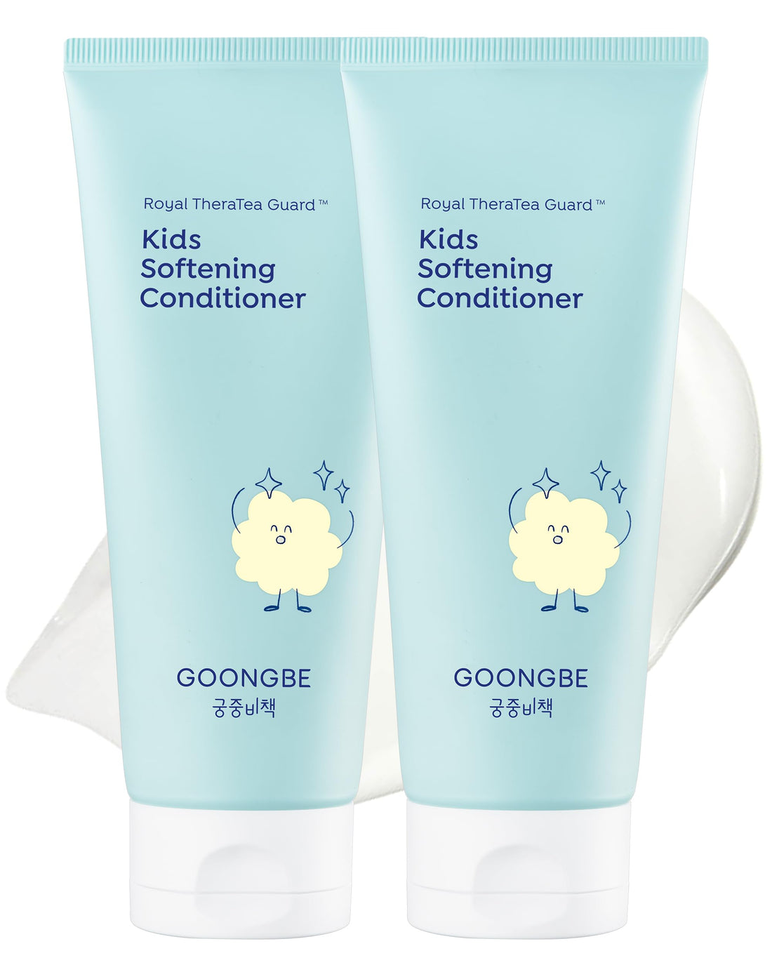 GOONGBE Kids Detangling Conditioner – Silicone-Free Softening for Frizzy Tangle-Prone Hair – Lightweight Non-Greasy with Triple Oil Complex (Macadamia, Sunflower, Oat), Allergen-Free 6.76 fl oz Halalzen