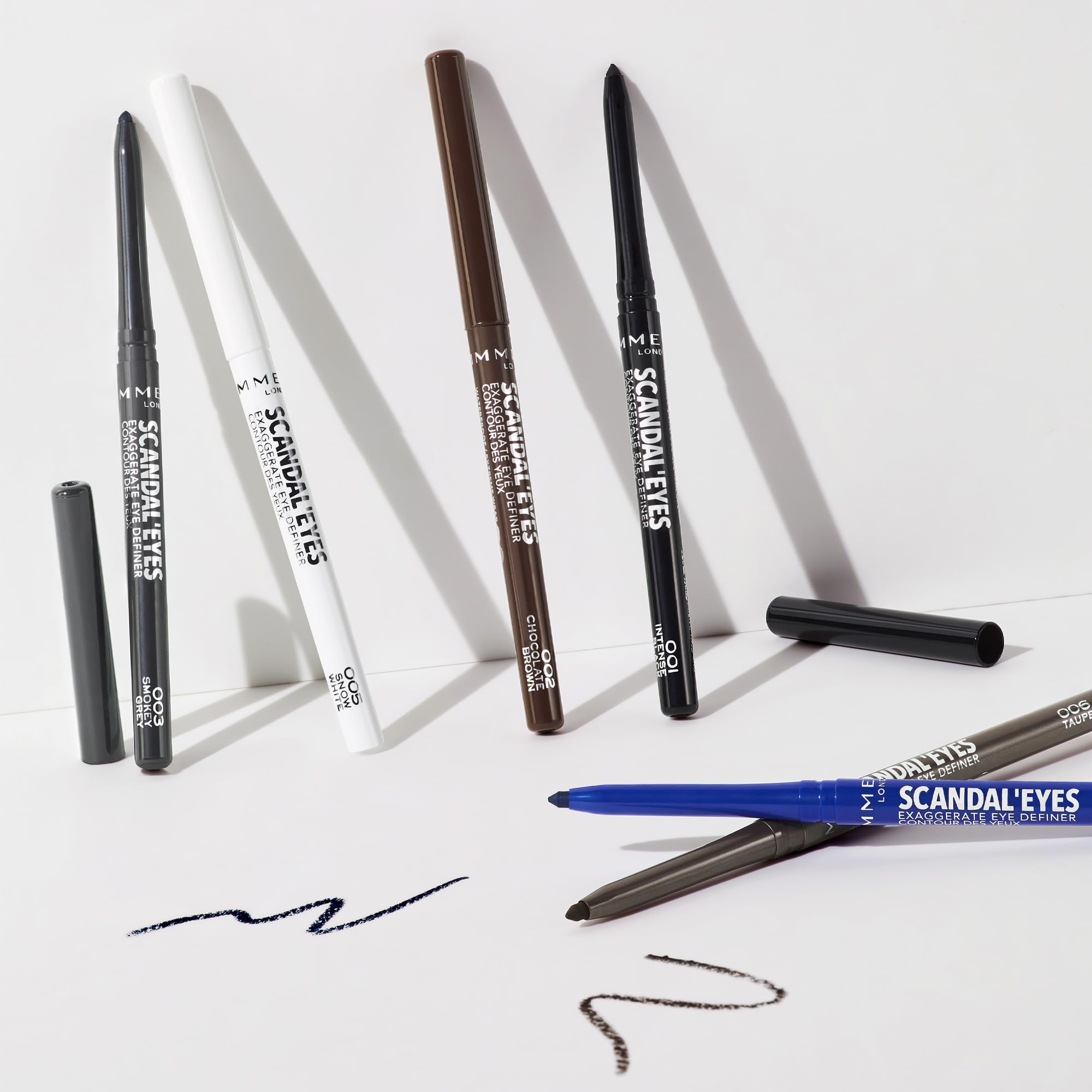 Rimmel London Scandaleyes Exaggerate Eye Definer, 001 Intense Black, 0.35g Halalzen