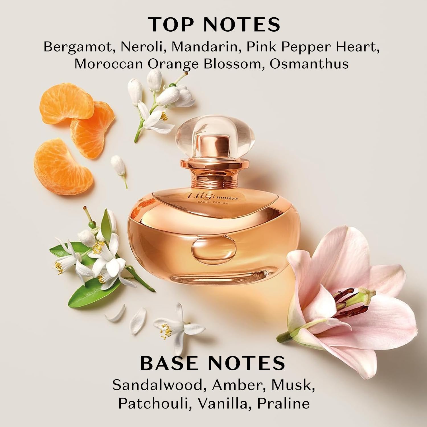 O Boticário Lily Eau de Parfum - Long Lasting Perfume for Women - 2.5 oz / 75 ml, Premium Brazilian Floral Fragrance with Lily & Jasmine Notes, Elegant Signature Scent, Women's Perfume Gift