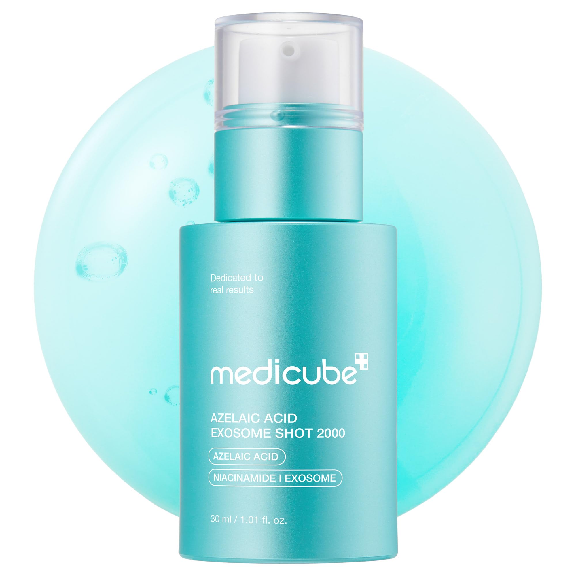 medicube Exosome Shot Zero 2,000 PPM Spicule Facial Serum | Liquid Skin Booster Serum | Exosome, AHA+BHA+PHA | Pore Care, Dead Skin Cells, Skin Texture | Korean Skincare, 1.01 fl.oz Halalzen