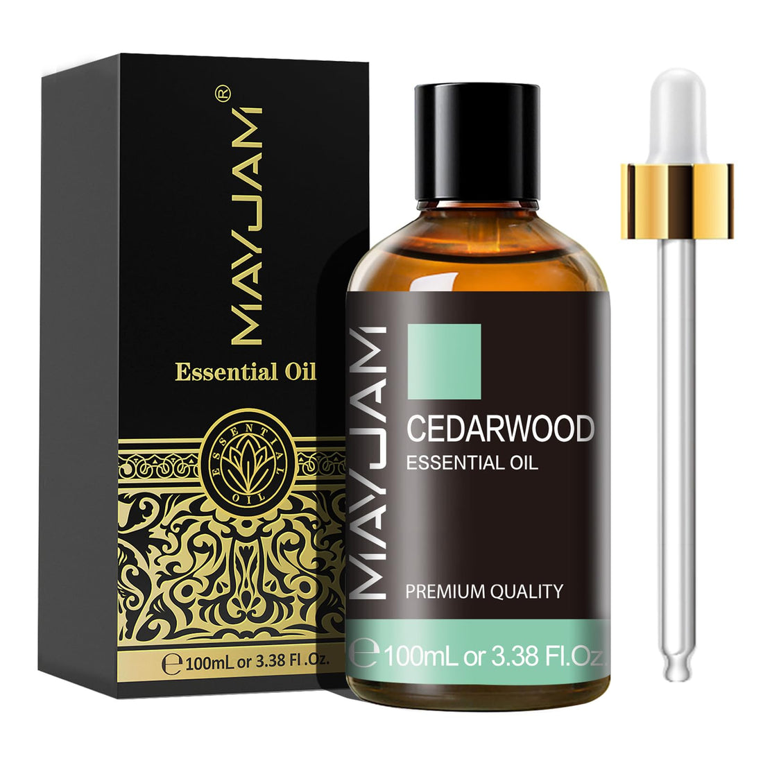 MAYJAM Sandalwood Essential Oils 100ML, Sandalwood Oil for Diffuser, Humidifier, DIY, Home, Office