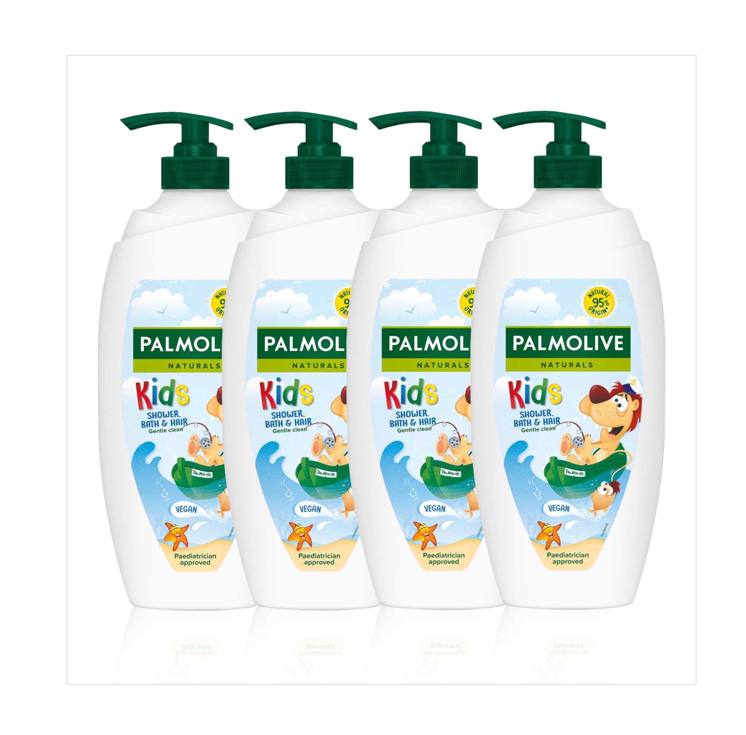 Palmolive Naturals Coconut & Milk Shower Gel and Body Wash 500ml, vitamin E body wash to nourish skin, leaves skin feeling soft, with plant-based almond milk, ingredients of 95% natural origin