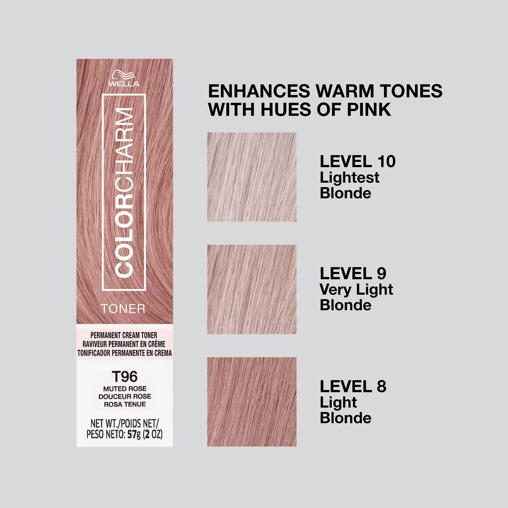 COLORCHARM Permanent Crème Hair Toner | Free of Animal-Derived Ingredients, Parabens Free & Gluten Free | 2 oz