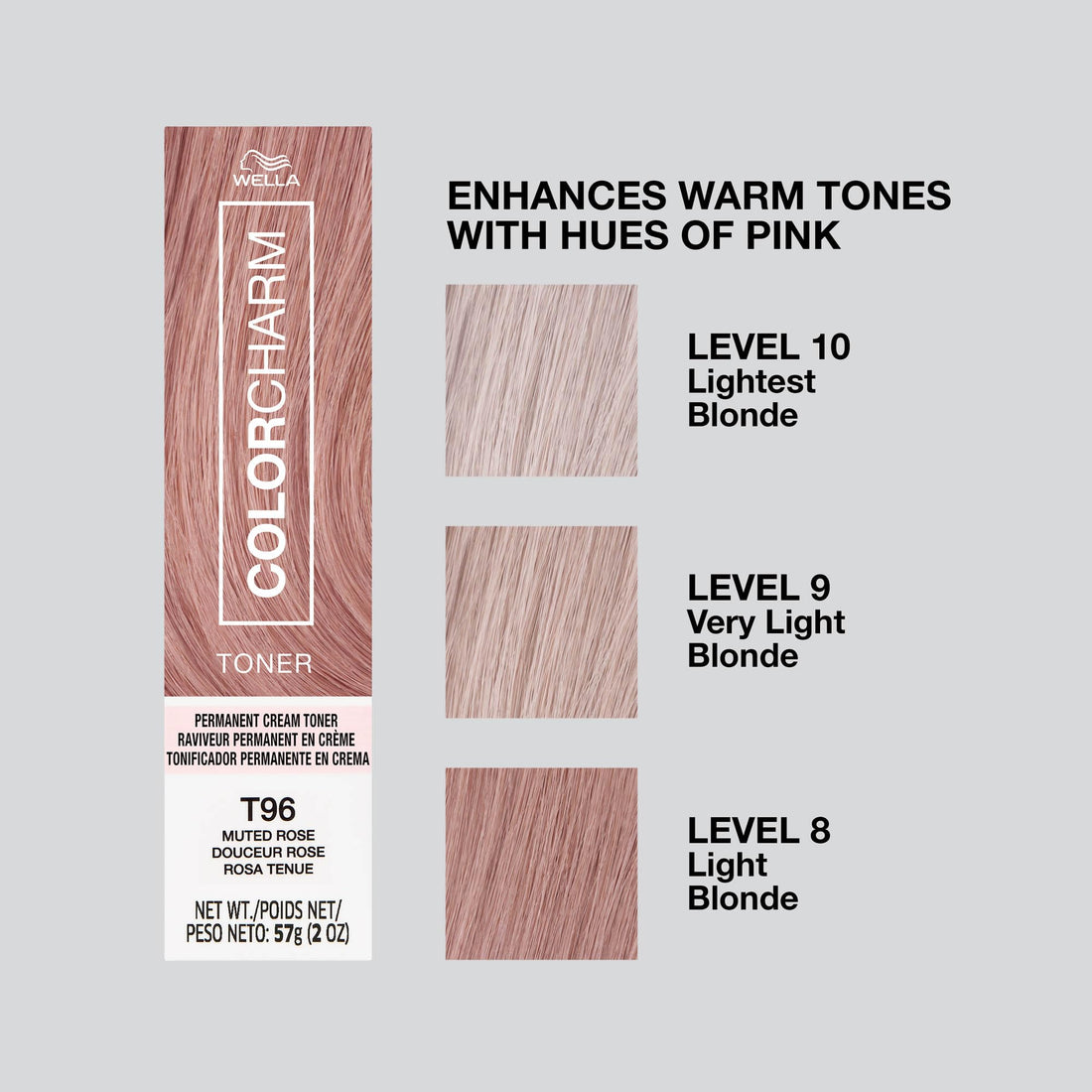 COLORCHARM Permanent Crème Hair Toner | Free of Animal-Derived Ingredients, Parabens Free & Gluten Free | 2 oz