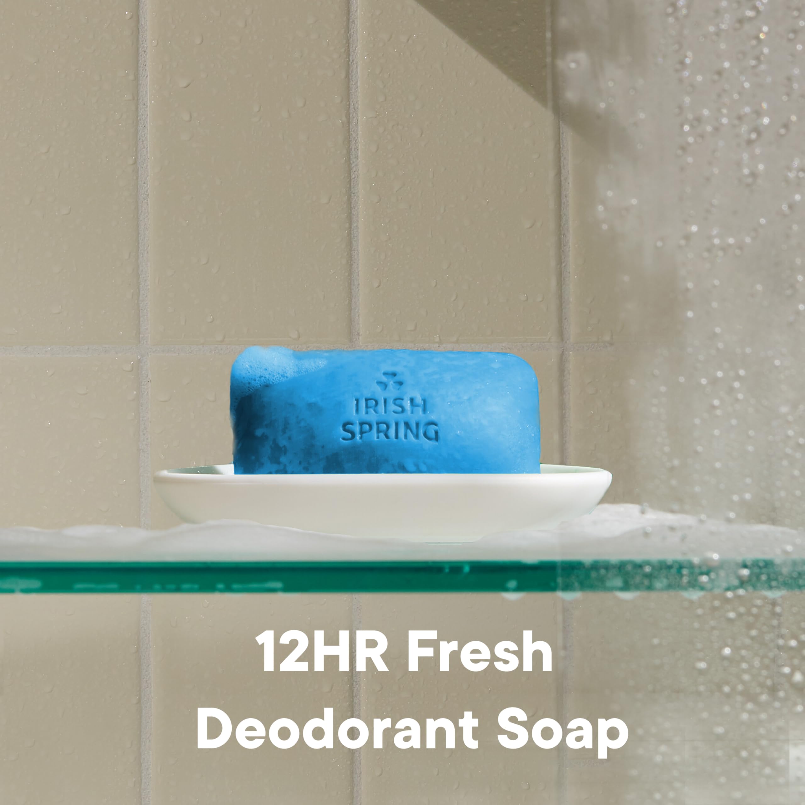 Irish Spring Bar Soap for Men, Original Clean, Smell Fresh and Clean for 12 Hours, Men Soap Bars for Washing Hands and Body, Mild for Skin, Recyclable Carton, 3.7 Ounce - 3 Count (Pack of 8)