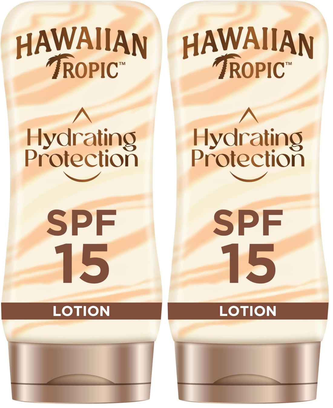 Hawaiian Tropic Hydrating Protection Sunscreen Lotion, Water Resistant SPF 30 UVA Plus UVB Protection Suncream, 12-Hour Moisturising Sun Lotion with Cocoa and Shea Butter, 180 ml