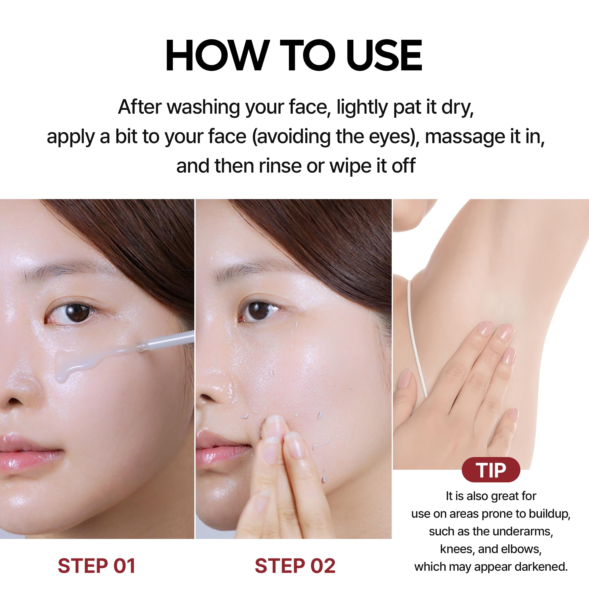 Dr.Melaxin Peel Shot Glow Black Rice Peeling Ampoule – AHA BHA Daily Chemical Exfoliant with Rice Water & Niacinamide, Glass Skin Texture for Dead Skin & Dull Complexion, Korean Skincare 2.7 fl.oz