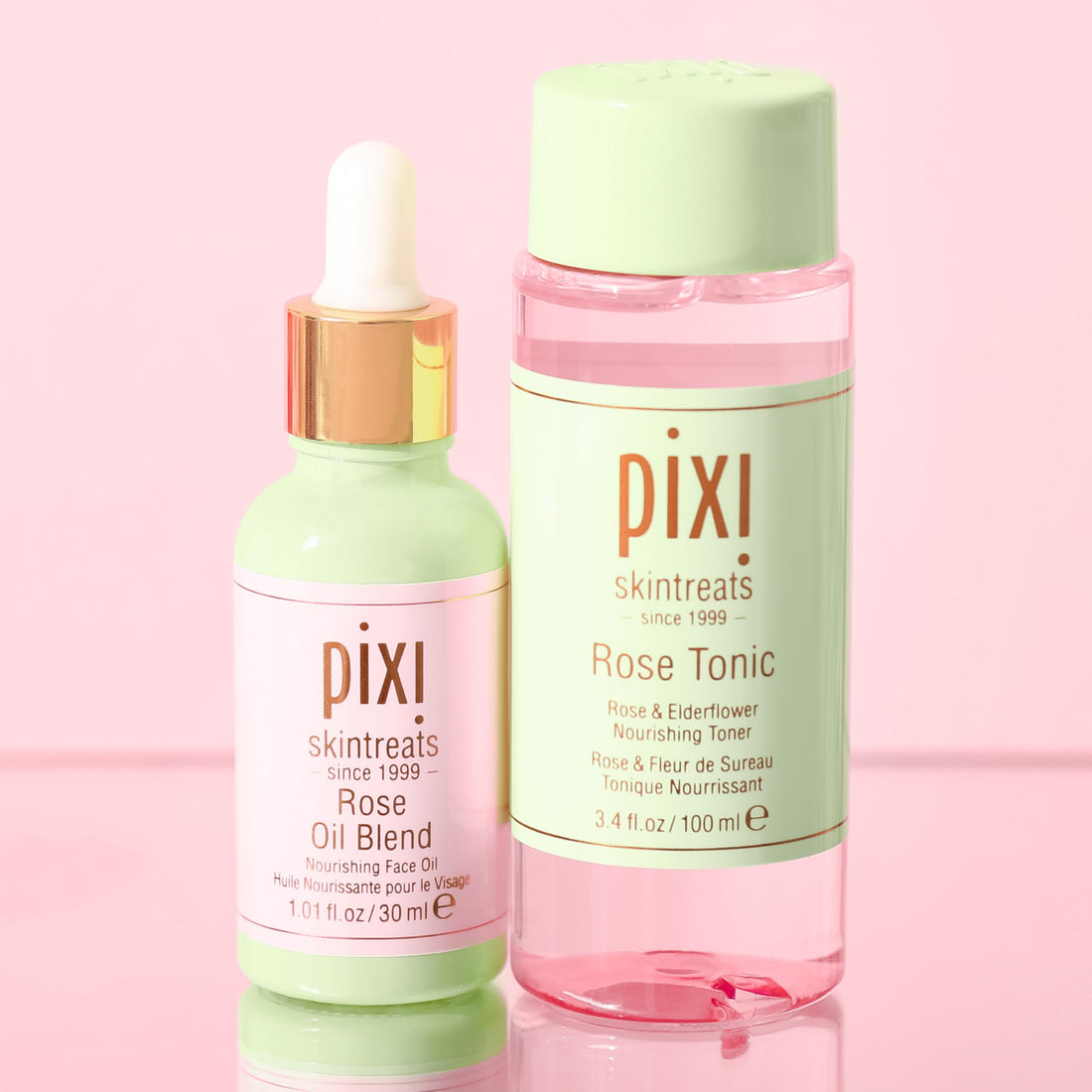 Pixi Rose Tonic Rose Hydrosol Toner, Hydrates Skin, Minimize Redness, Rehydrates and Replenishes, 250 Ml 8.5Fl Oz