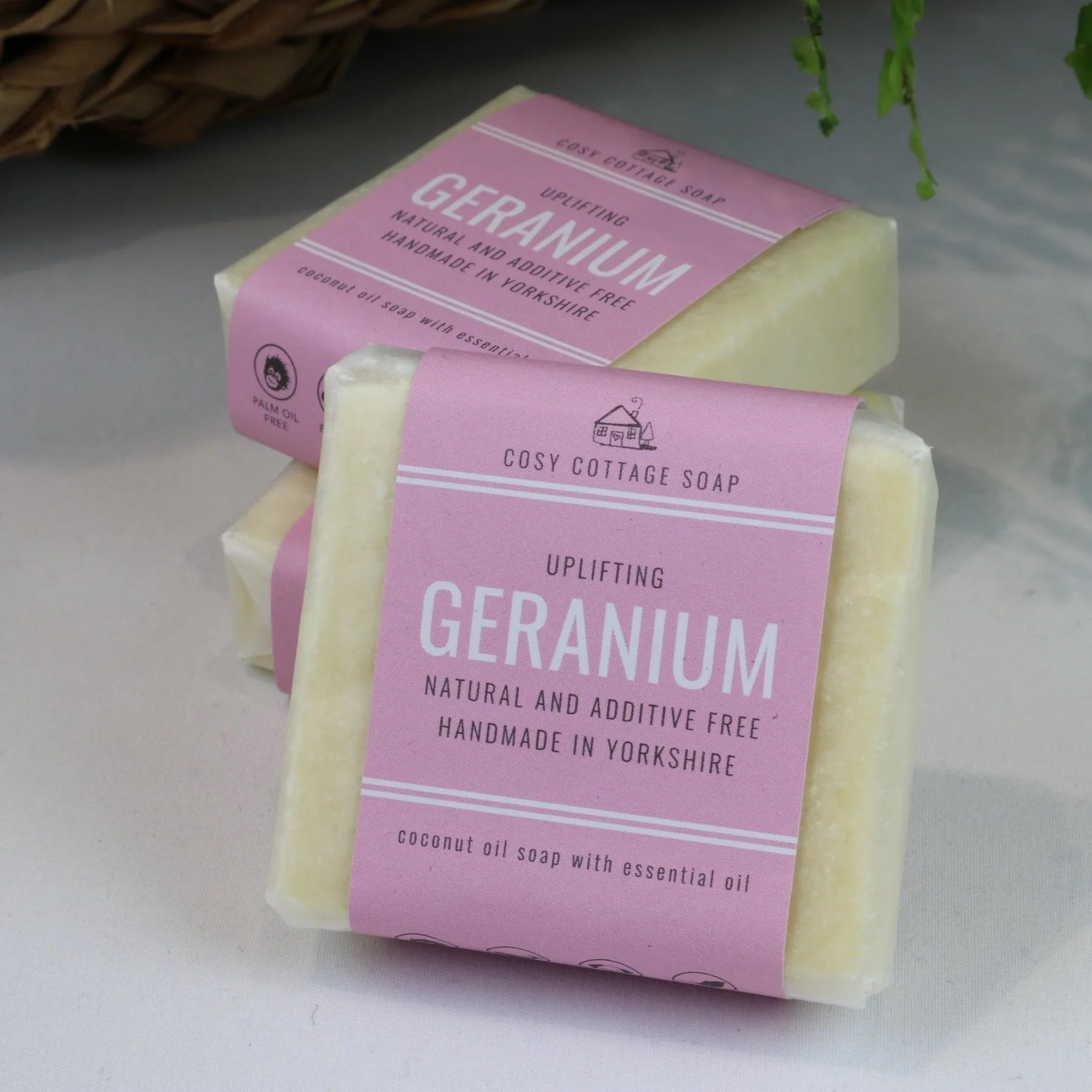 Cosy Cottage Therapeutic Hempseed & Patchouli Oil Soap Bar – 110g | Handmade, Natural & Moisturising Cleanser | Plastic Free, Palm Oil Free, SLS Free | Shower & Bath Soap | Gift for Women Halalzen