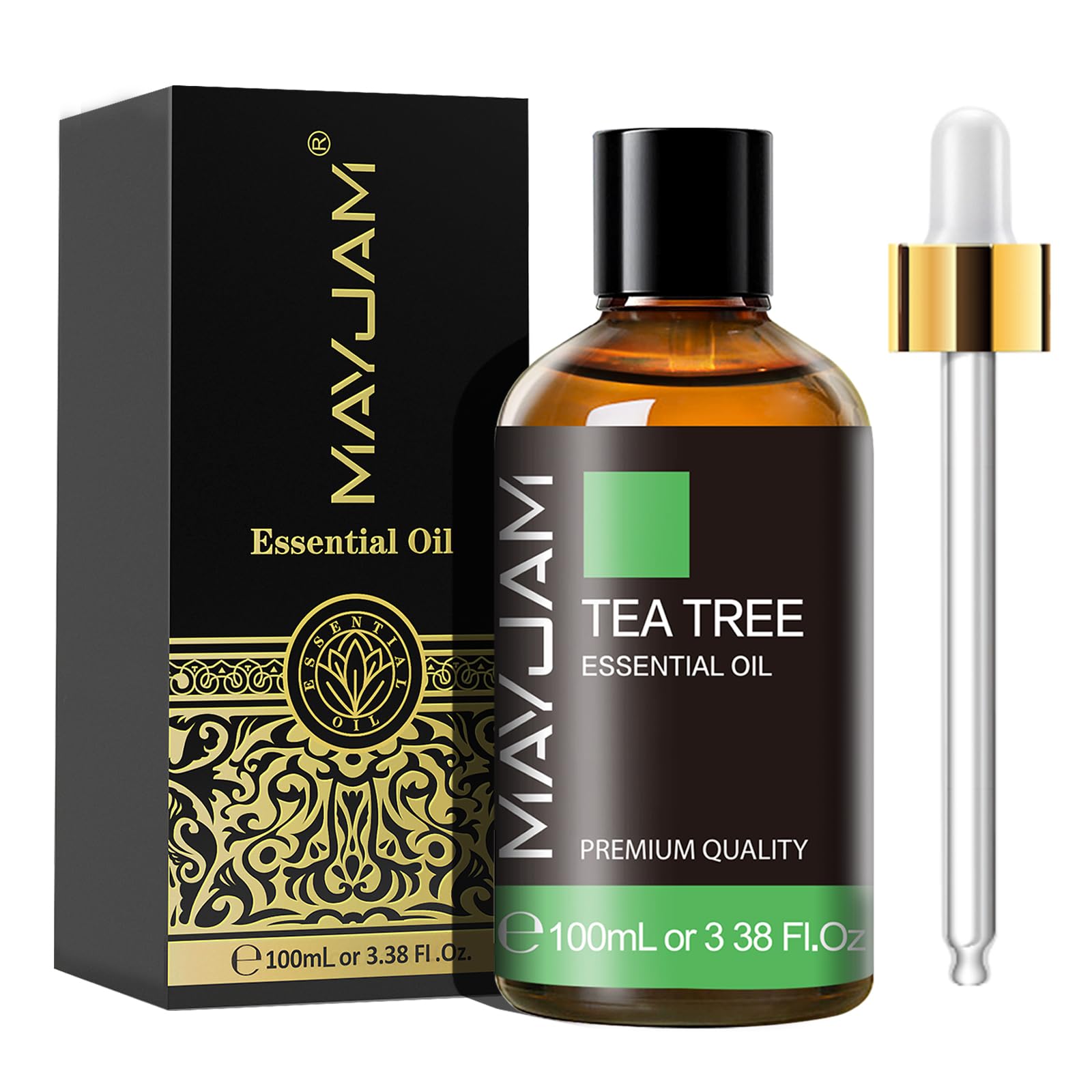 MAYJAM Sandalwood Essential Oils 100ML, Sandalwood Oil for Diffuser, Humidifier, DIY, Home, Office