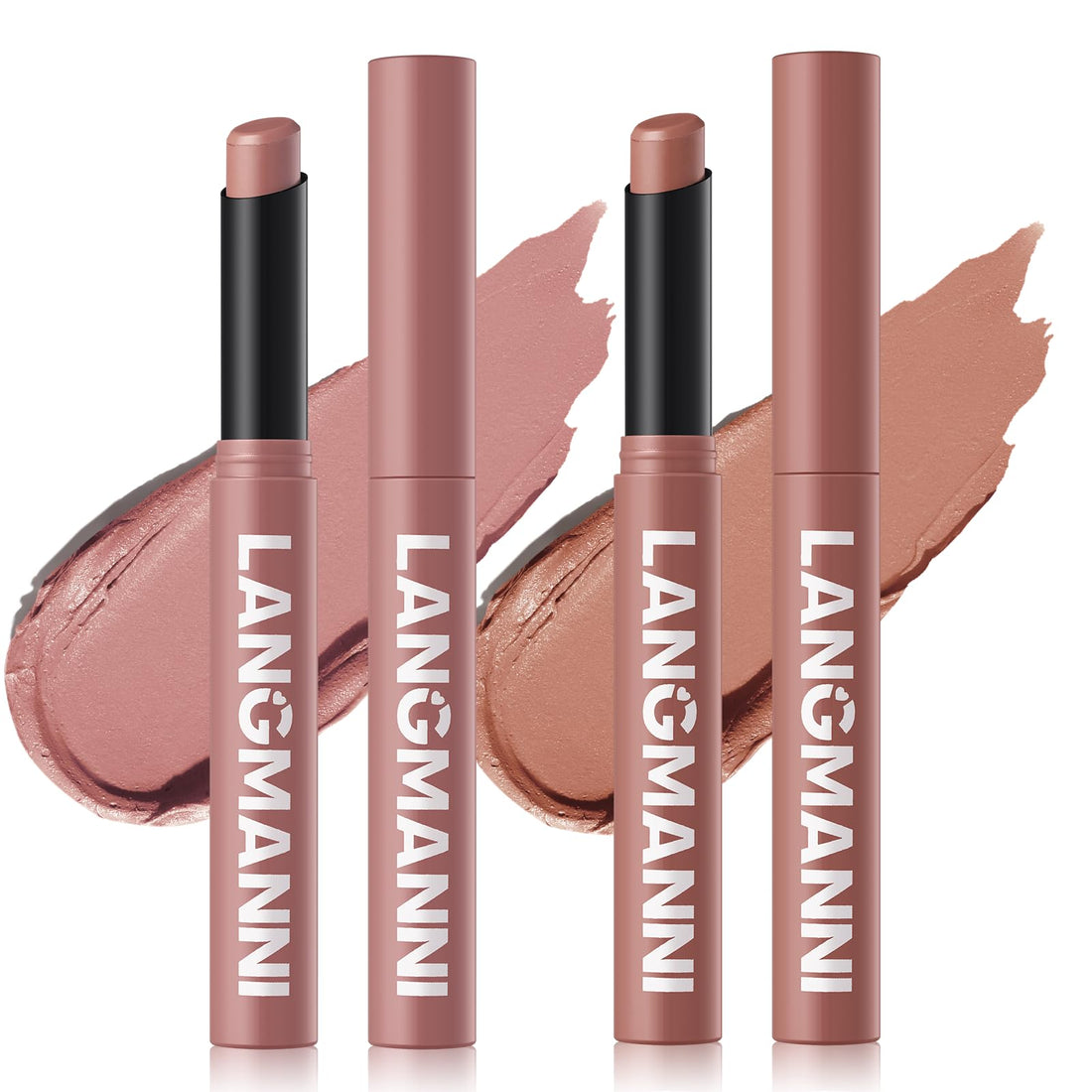 12Pcs Velvet Matte Lipstick Nude Matte Soft Dark Color Stick High Pigmented Long-Lasting Waterproof Lip Stick Lip Balm Beauty Cosmetics Gift for Women(01#-12#)