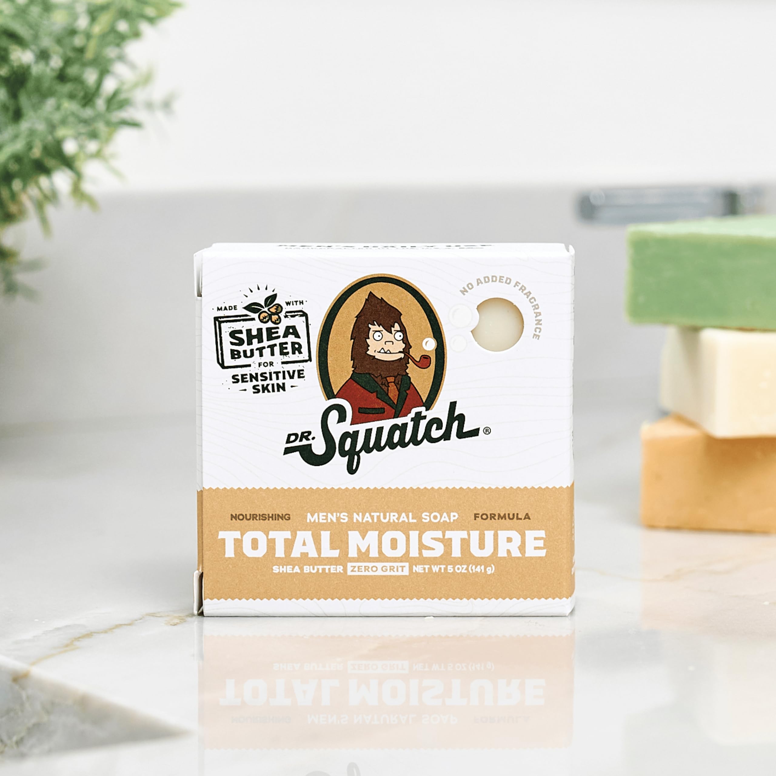 Dr. Squatch Natural Men’s Bar Soap - Cold Process Body Soap Bar with Natural Oils - Gifts for Men - Birchwood Breeze, Fresh Falls & Wood Barrel Bourbon (5 oz, 3-Pack)