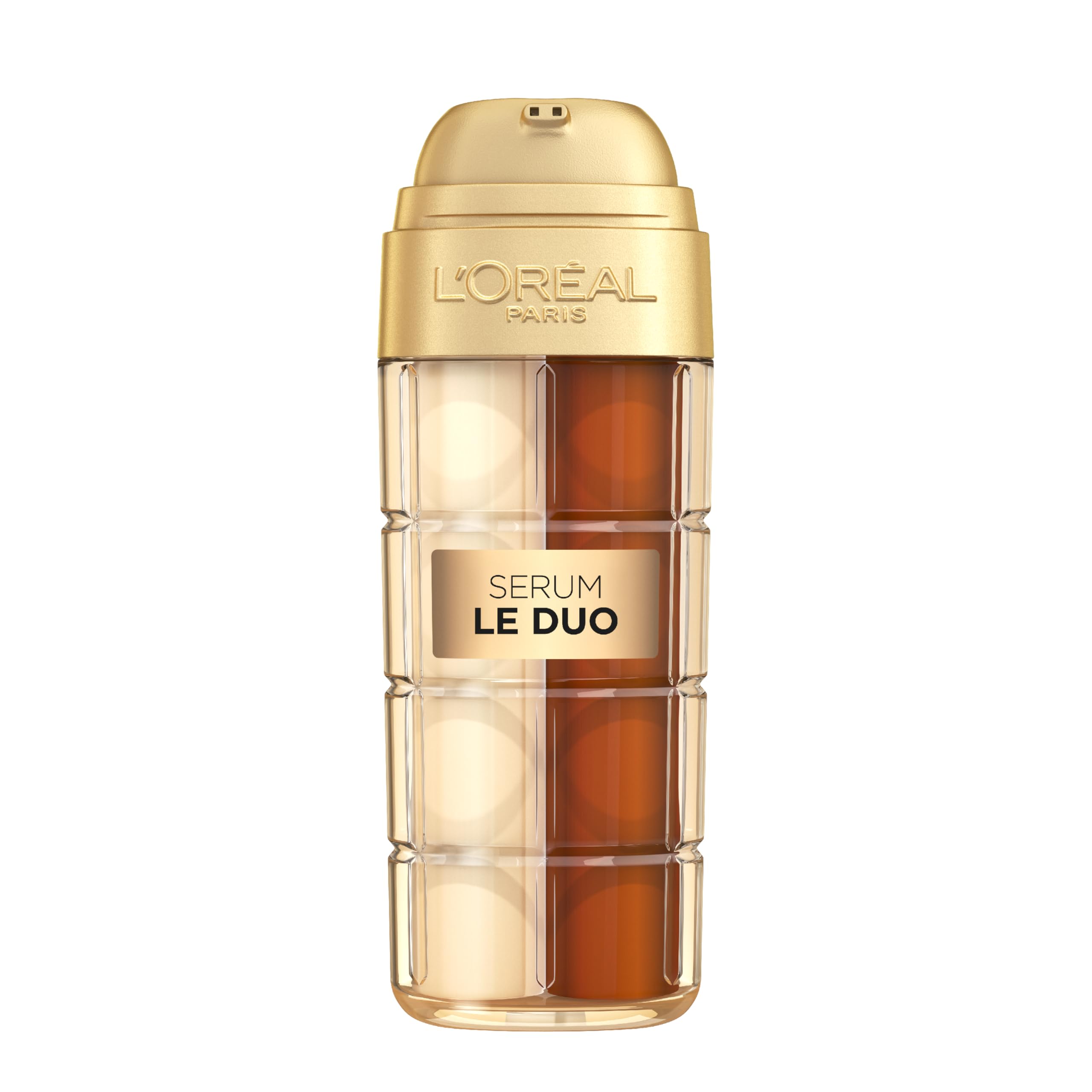 L’Oréal Paris Face Serum, Age Defying Serum Le Duo, Collagen Peptide Booster and Vitamins B3 & C*, Instant Firmness & Radiance, Clinically Proven Reverse Appearance of Upto 5 Years of Wrinkles*, 30ml Halalzen