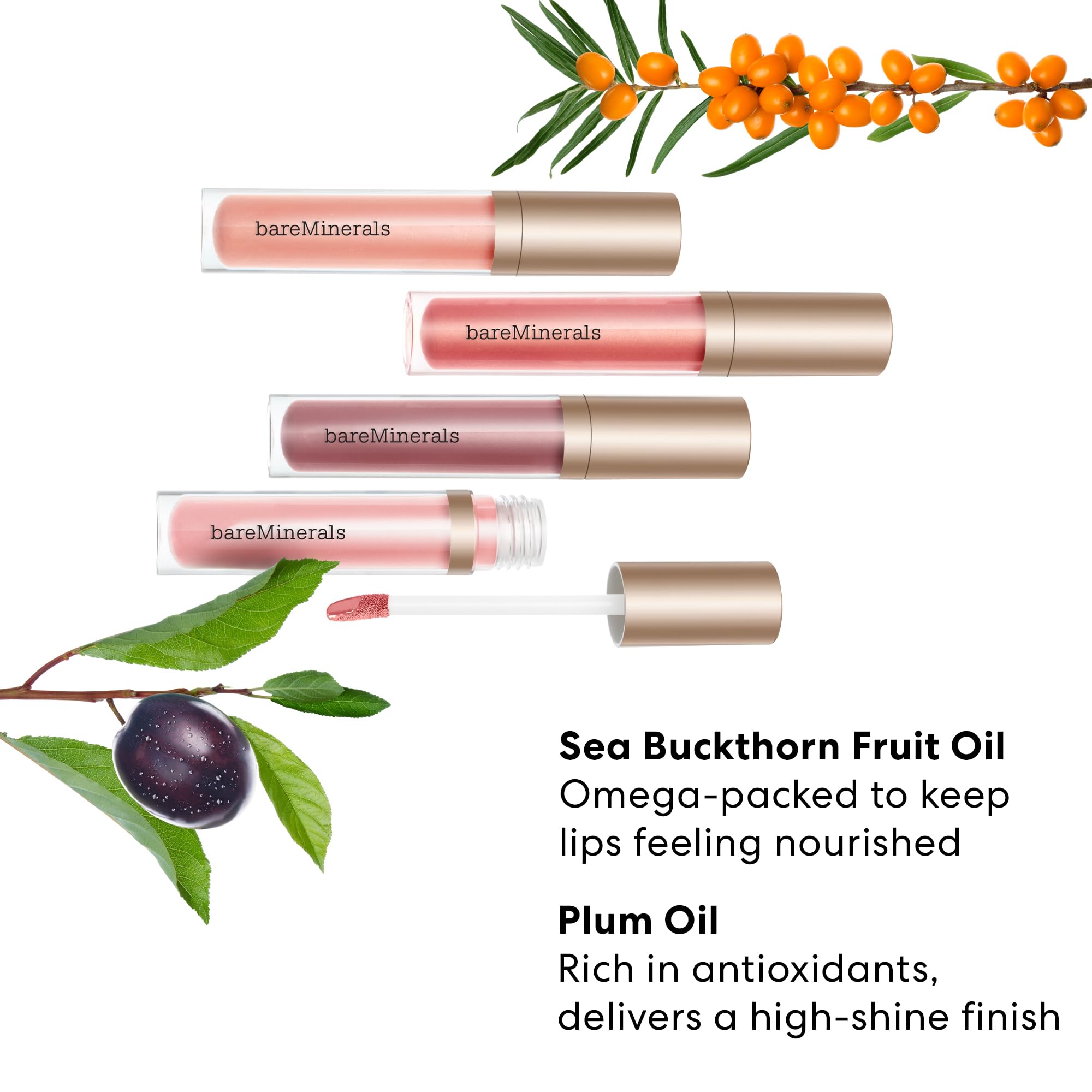 bareMinerals MINERALIST Lip Gloss-Balm - Hydrating Lip Gloss + Balm Hybrid, Sheer Glossy Lip Balm, No Stickiness, Improves Lip Smoothness, Vegan Halalzen