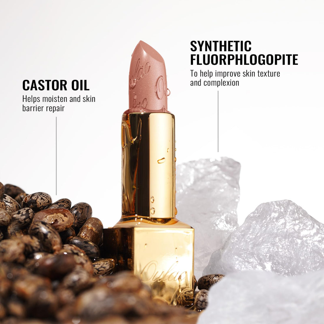 OULAC Metallic Shine Glitter Lipstick, Pink High Impact Lipcolor, Lightweight Soft and Ultra Hydrating, Long Lasting, Vegan & Cruelty-Free, Full-Coverage Lip Color 4.3 g/0.15 HIP & HIPPIE(11) Halalzen