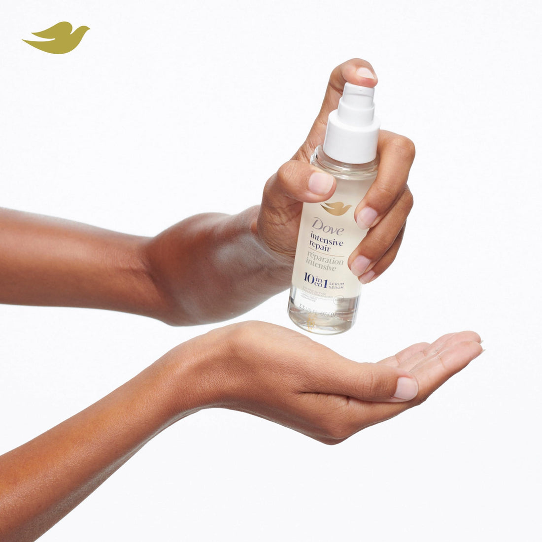 Dove Intensive Repair Amino Serum for Damaged Hair with Bio-Protein Care Technology 3.3 oz Halalzen