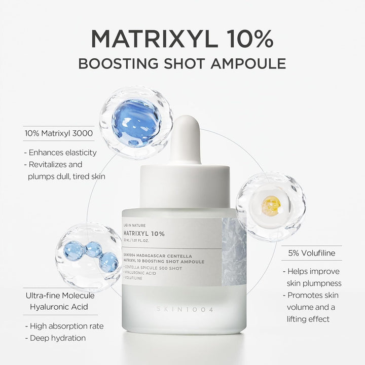 SKIN1004 Madagascar Centella Matrixyl 10 Boosting Shot Ampoule 30ml Halalzen