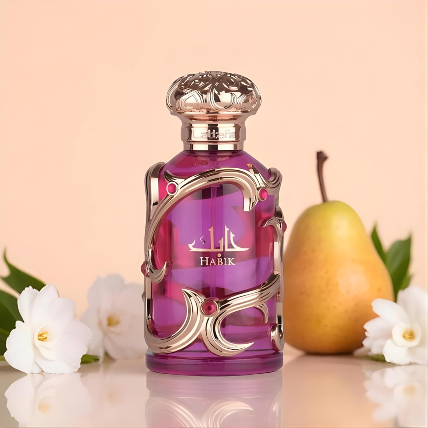 Habik For Women by Lattafa Perfumes – Eau de Parfum 100ml – Long Lasting Floral Fruity Scent for Women – Elegant, Musky, Sweet – Arabian Luxury Perfume Gift for Her Halalzen