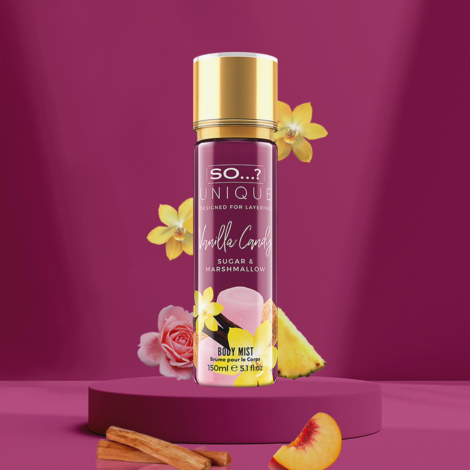 So…? Unique Womens White Blossom Body Mist Fragrance Spray 150ml Halalzen