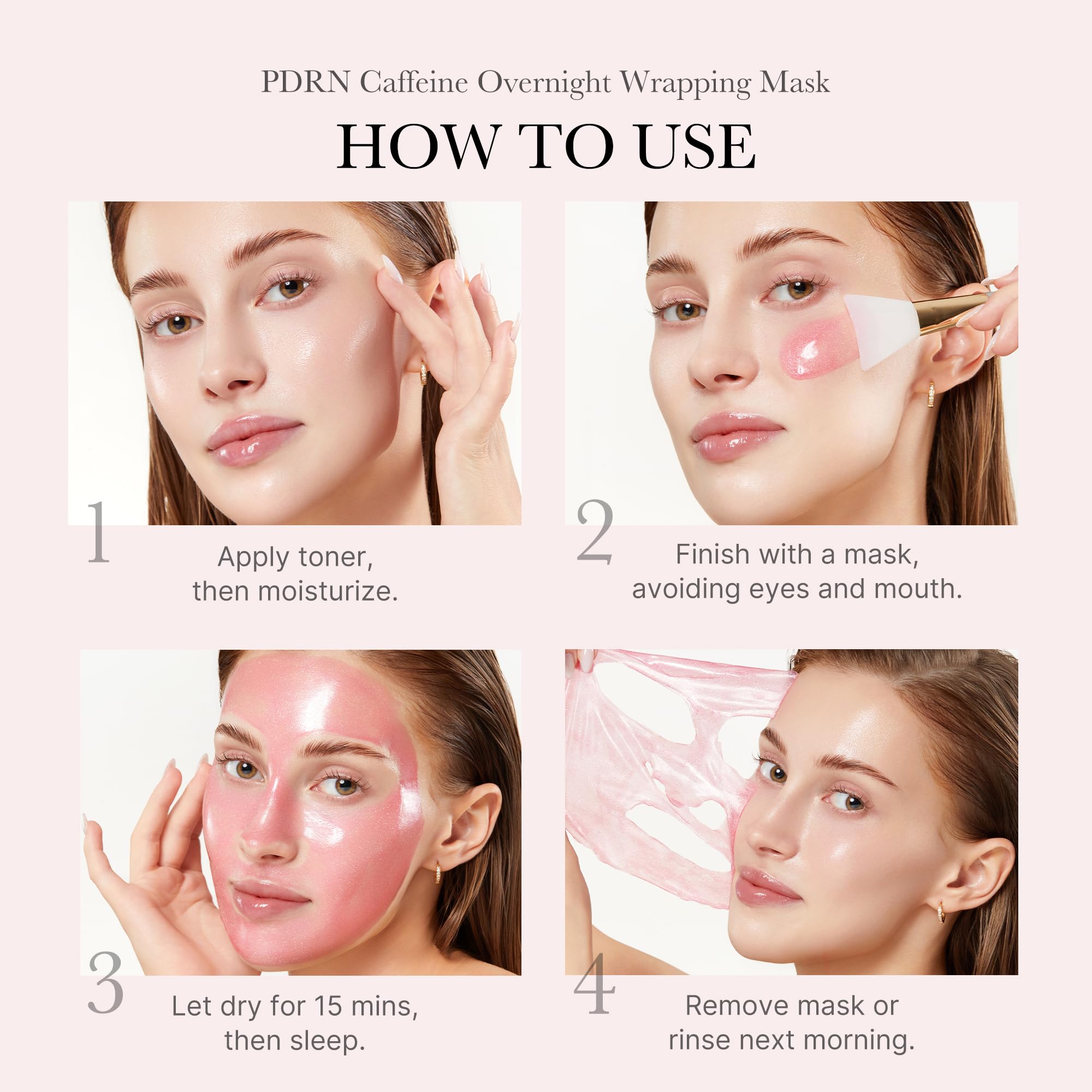 medicube Wrapping Mask Collagen Overnight Peel Off Facial Mask | Elasticity & Hydration Care, Reduces Sagging & Dullness | Hydrolyzed Collagen For Glowing Skin | Korean Skin Care, 2.53 fl.oz Halalzen