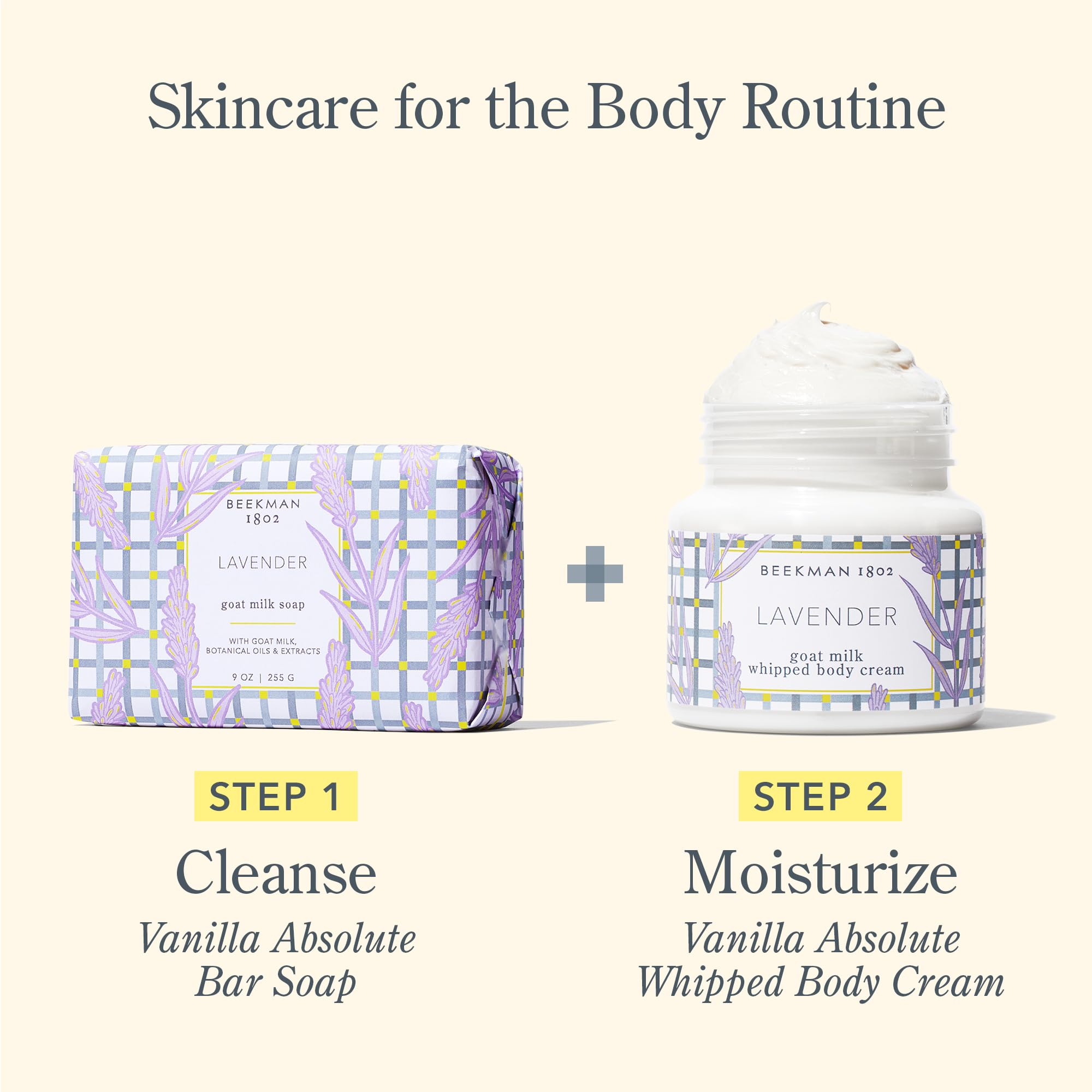 Beekman 1802 Whipped Body Cream – Rich Body Butter & Moisturizing Body Cream, Goat Milk Lotion, Shea Butter & Vitamin E, Hydrating Body Moisturizer for Dry Skin - Pure 8 oz Halalzen