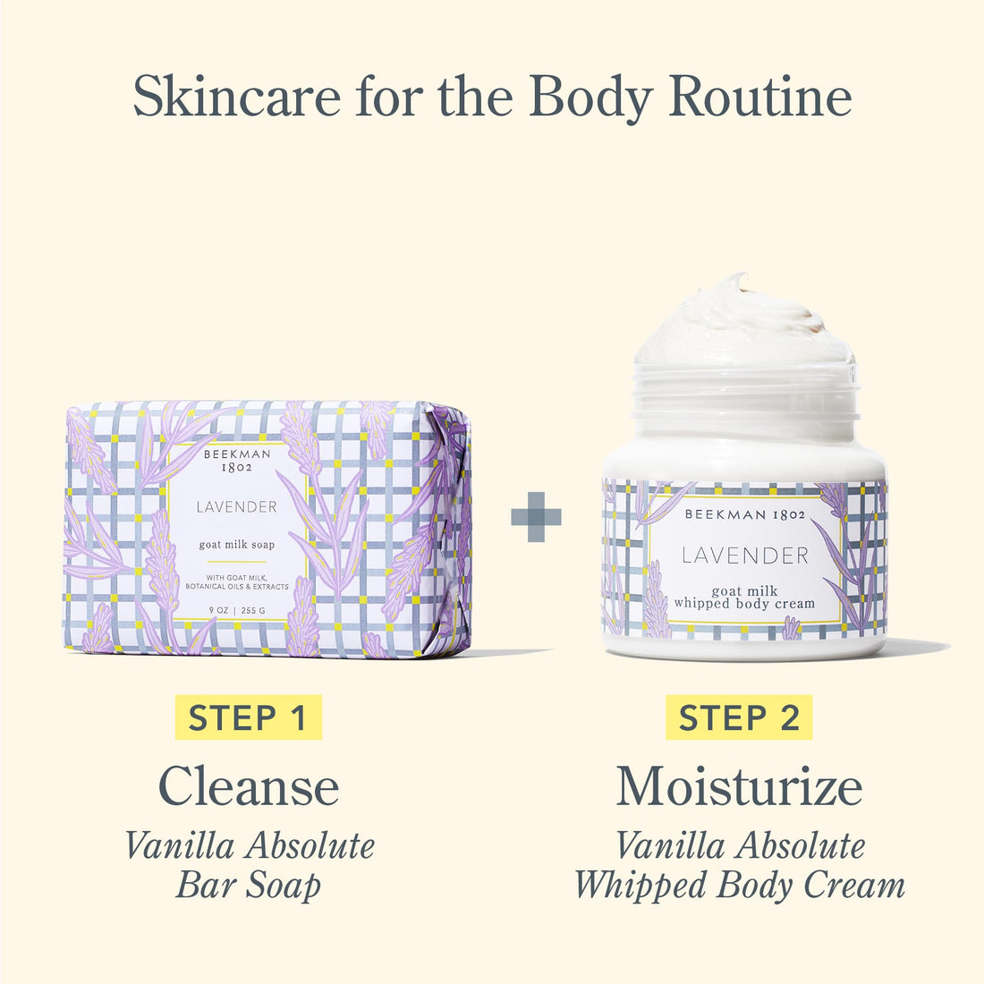 Beekman 1802 Whipped Body Cream – Rich Body Butter & Moisturizing Body Cream, Goat Milk Lotion, Shea Butter & Vitamin E, Hydrating Body Moisturizer for Dry Skin - Pure 8 oz Halalzen