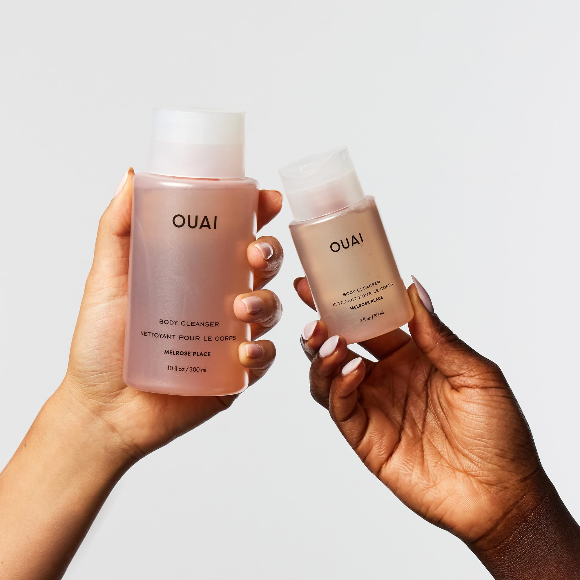 OUAI Body Cleanser, St. Barts - Foaming Body Wash with Jojoba Oil and Rosehip Oil to Hydrate, Nurture, Balance and Soften Skin - Paraben, Phthalate and Sulfate Free Skin Care Products (10 Fl Oz)