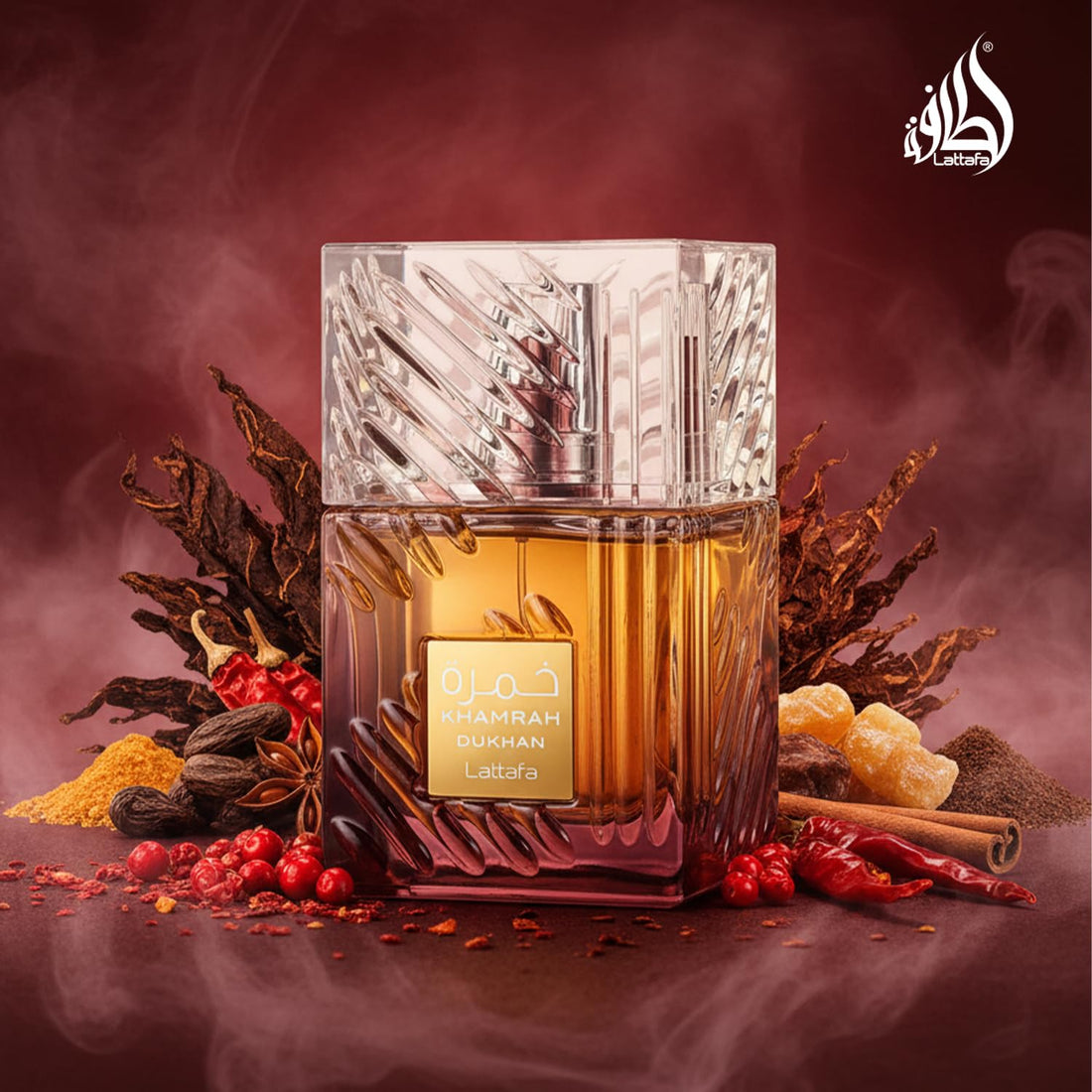 Lattafa Khamrah Qahwa - Vanilla, Warm Spicy, Cinnamon, Sweet - Eau de Parfum Long-Lasting Fragrance for Unisex, 3.40 Ounce / 100 ml