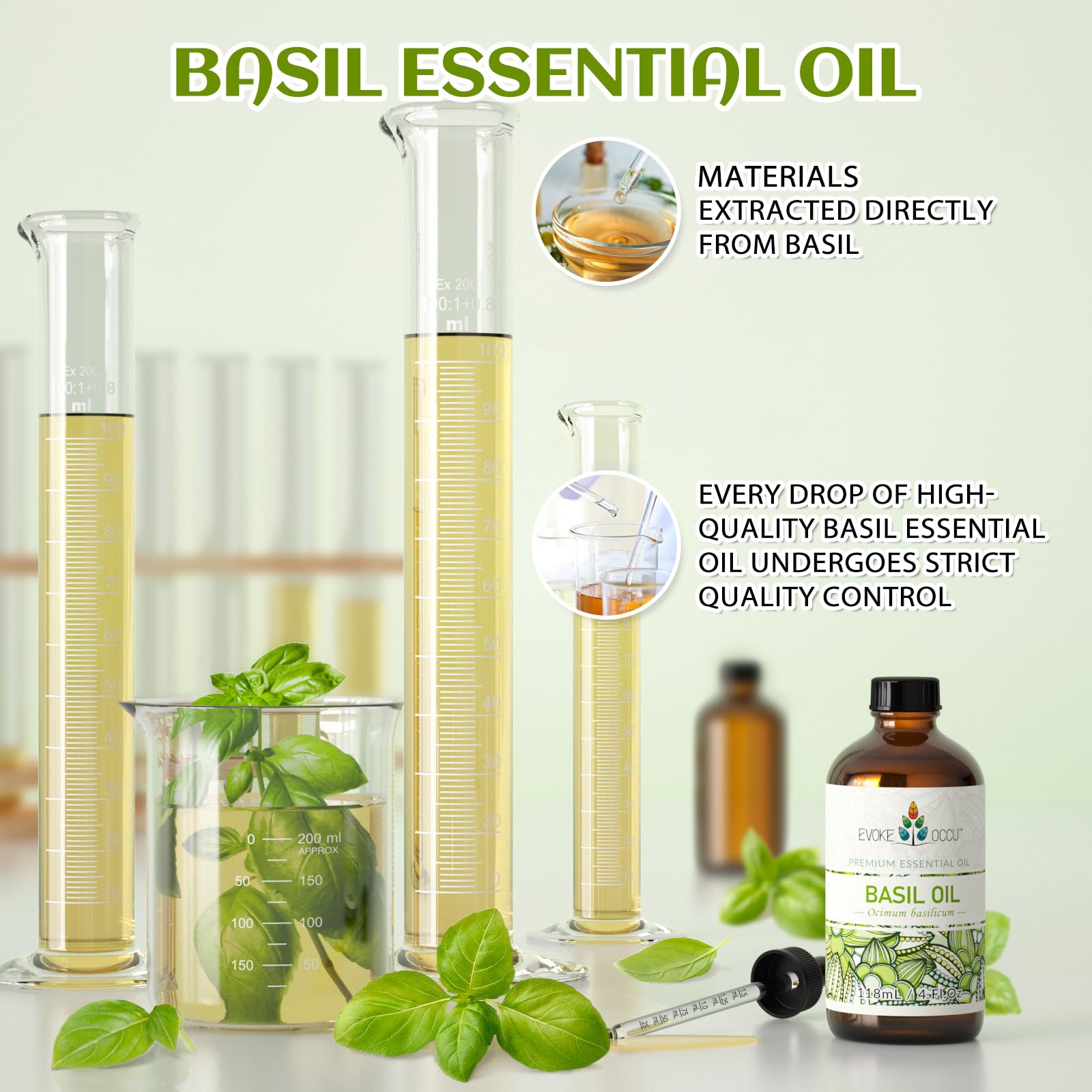 EVOKE OCCU Jasmine Essential Oil 118ml, Pure Jasmine Oil for Aromatherapy Diffuser Candle Soap Making- 4 FL Oz