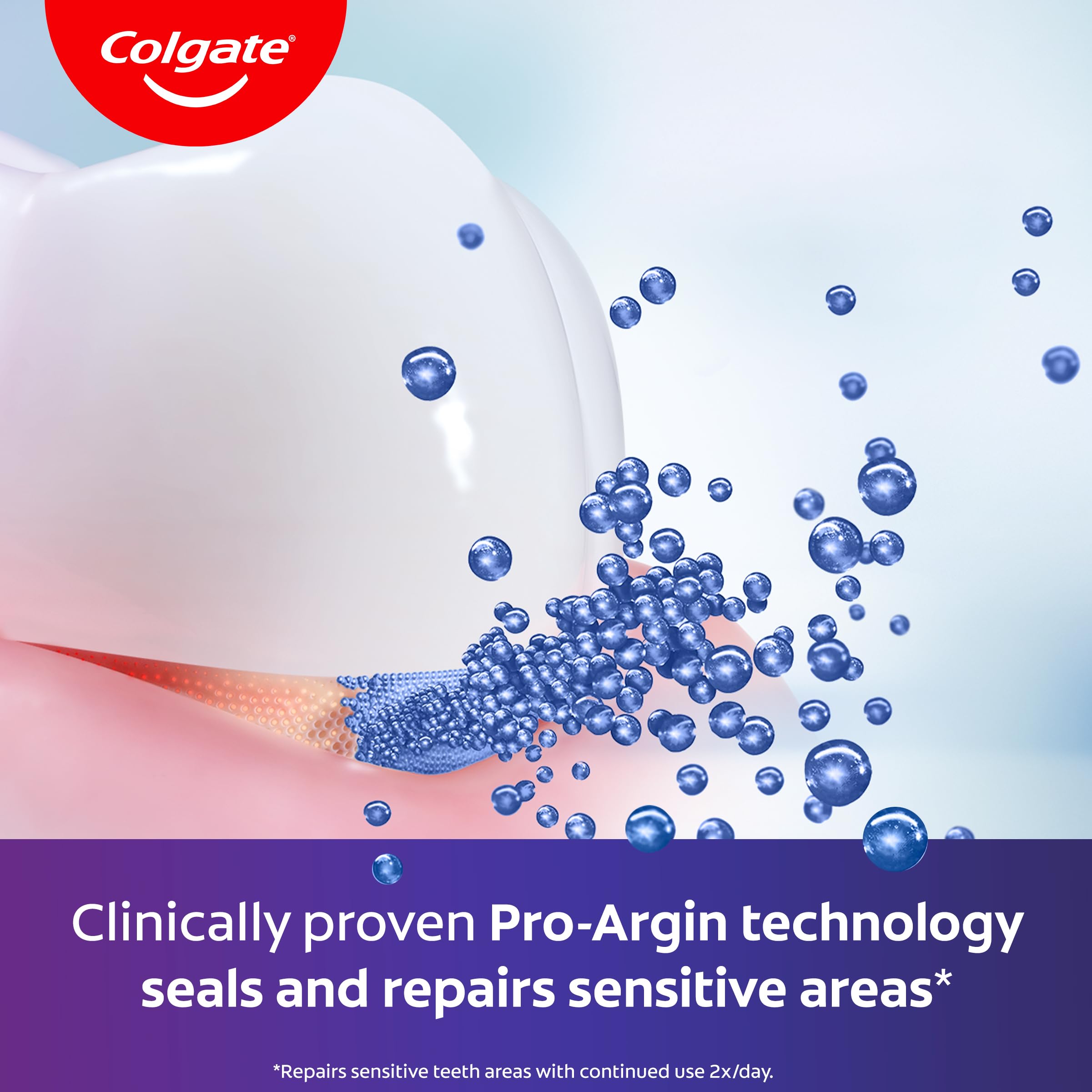 Colgate Sensitive Repair & Prevent + Gentle Whitening Toothpaste 75ml, Toothpaste for Sensitive Teeth, Acts in 1 Minute, Seals and Repairs Sensitive Areas of Teeth, Prevents Pain Coming Back