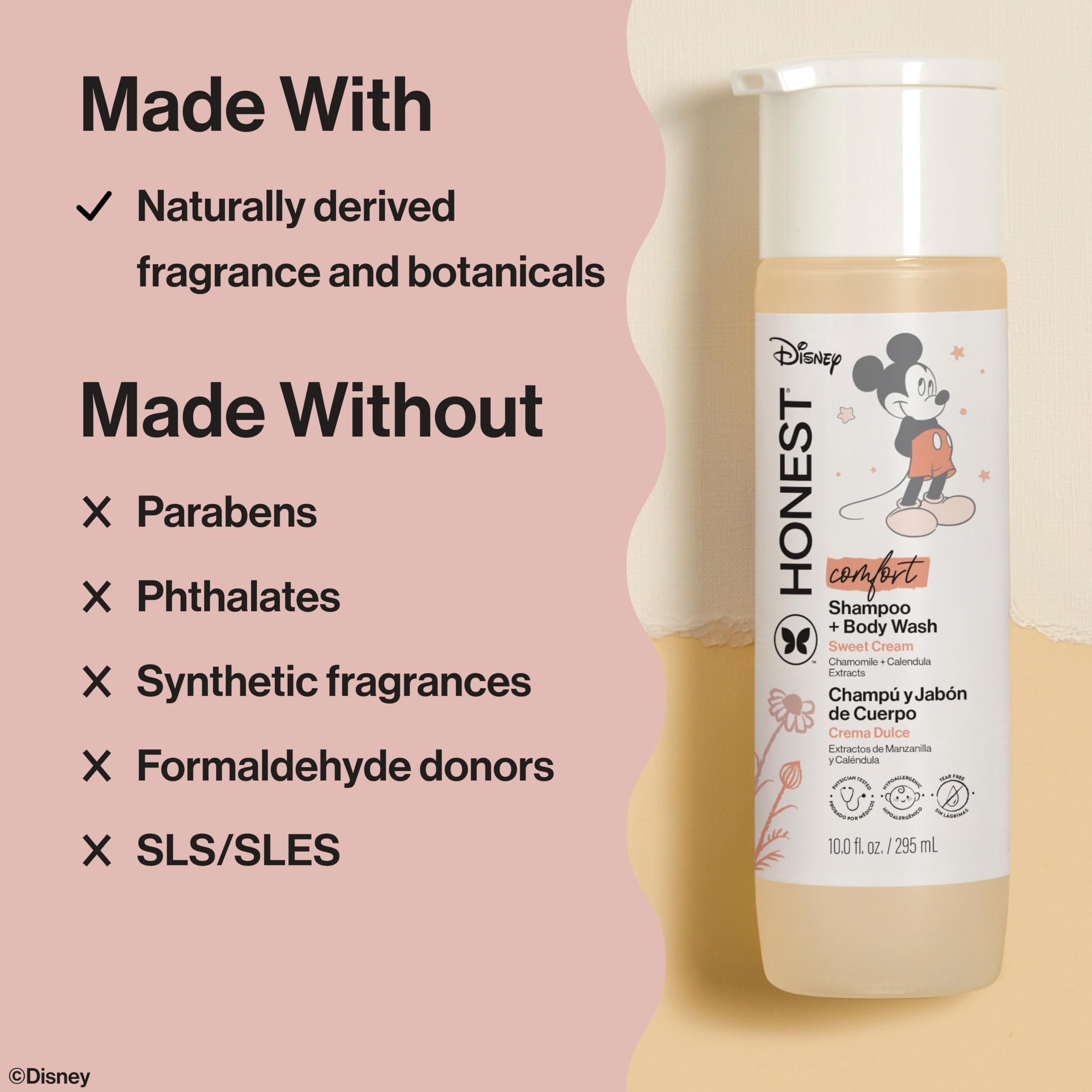 The Honest Company 2-in-1 Cleansing Shampoo Body Wash Gentle for Baby, Naturally Derived, Tear-free, Hypoallergenic, Lavender Calm, 18 fl oz Halalzen