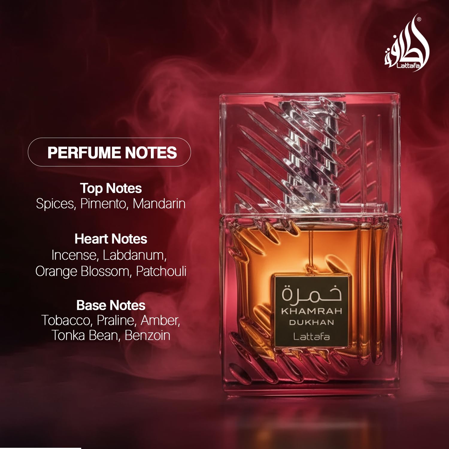 Lattafa Khamrah Qahwa - Vanilla, Warm Spicy, Cinnamon, Sweet - Eau de Parfum Long-Lasting Fragrance for Unisex, 3.40 Ounce / 100 ml