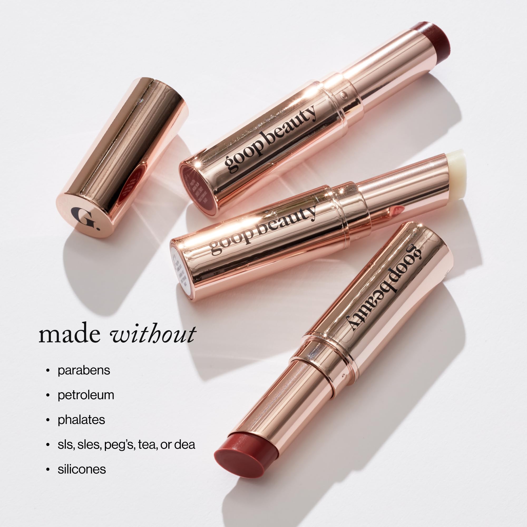 goop Beauty Clean Lip Balm | Dry Lips Treatment | Coconut Oil, Pomegranate Extract, & Shea Butter | Petroleum Free | 0.16 oz Halalzen