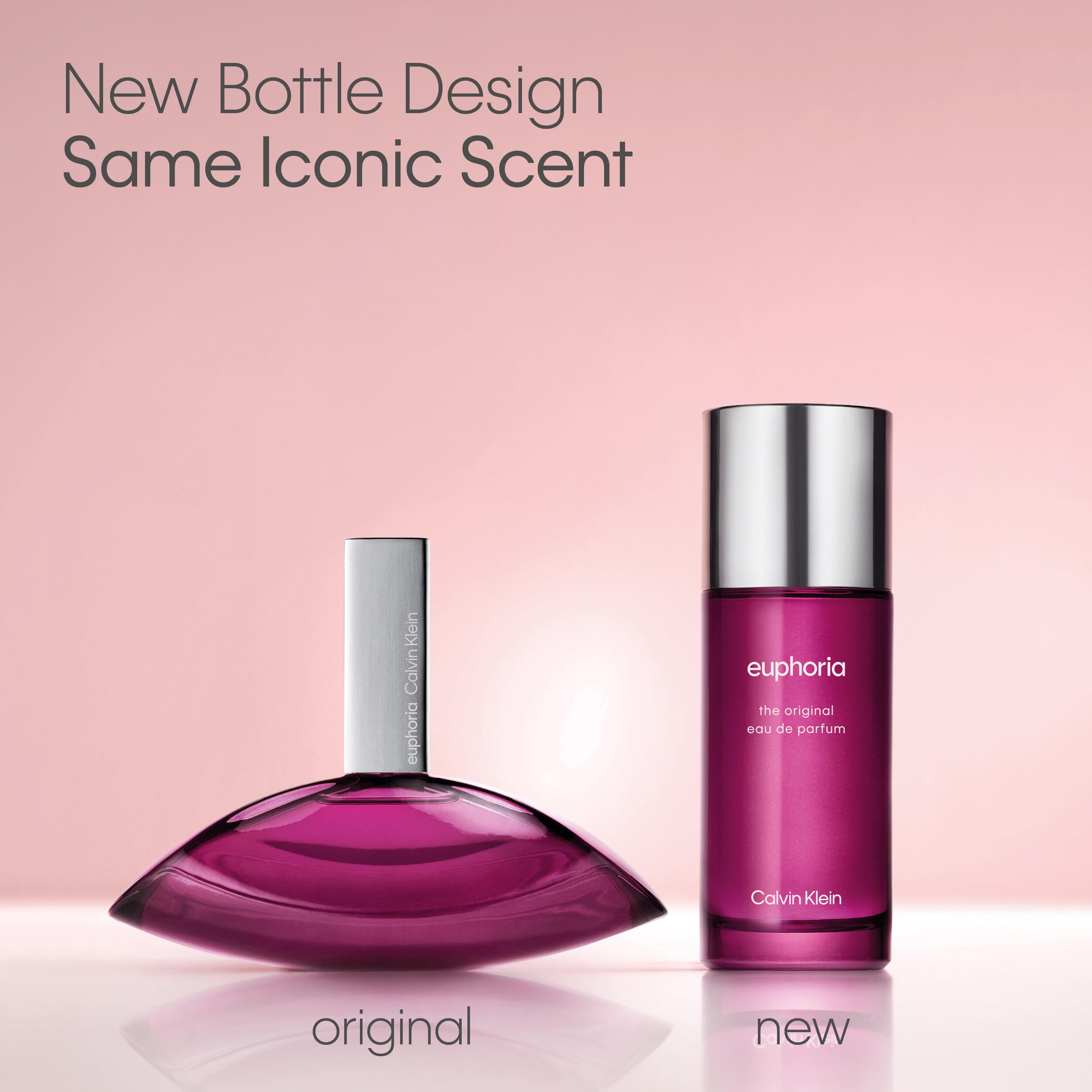 Calvin Klein Euphoria - New Packaging - Eau de Parfum for Women - Chypre Fragrance with Notes of Pomegranate, Black Orchid, Lotus Blossom and Mahogany Wood - High Longevity Halalzen