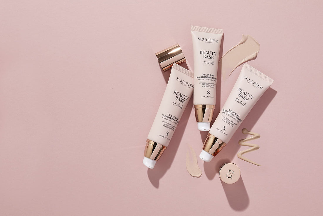 Beauty Base Protect SPF 50 Primer from Sculpted by Aimee (Protect) – 50ml All in One Moisturising Primer that Protects from UVA and UVB, Perfecting your Skin Halalzen