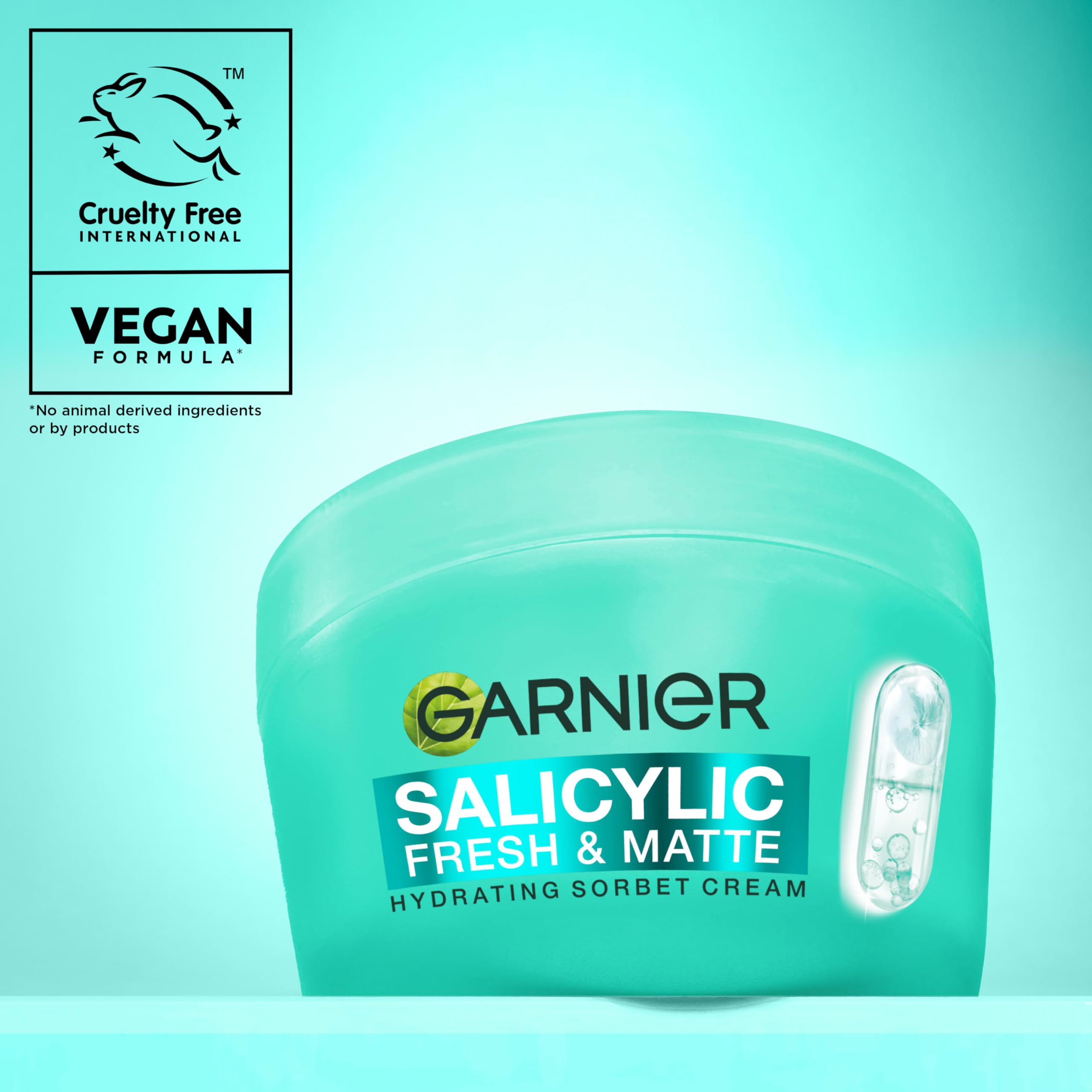 Garnier Vitamin C* Fresh & Bright Hydrating Sorbet Cream, 4% Vitamin C* & Niacinamide, Ultra Fresh & Light, For Dull, Uneven Skin, Cruelty Free International & Vegan - 85ml