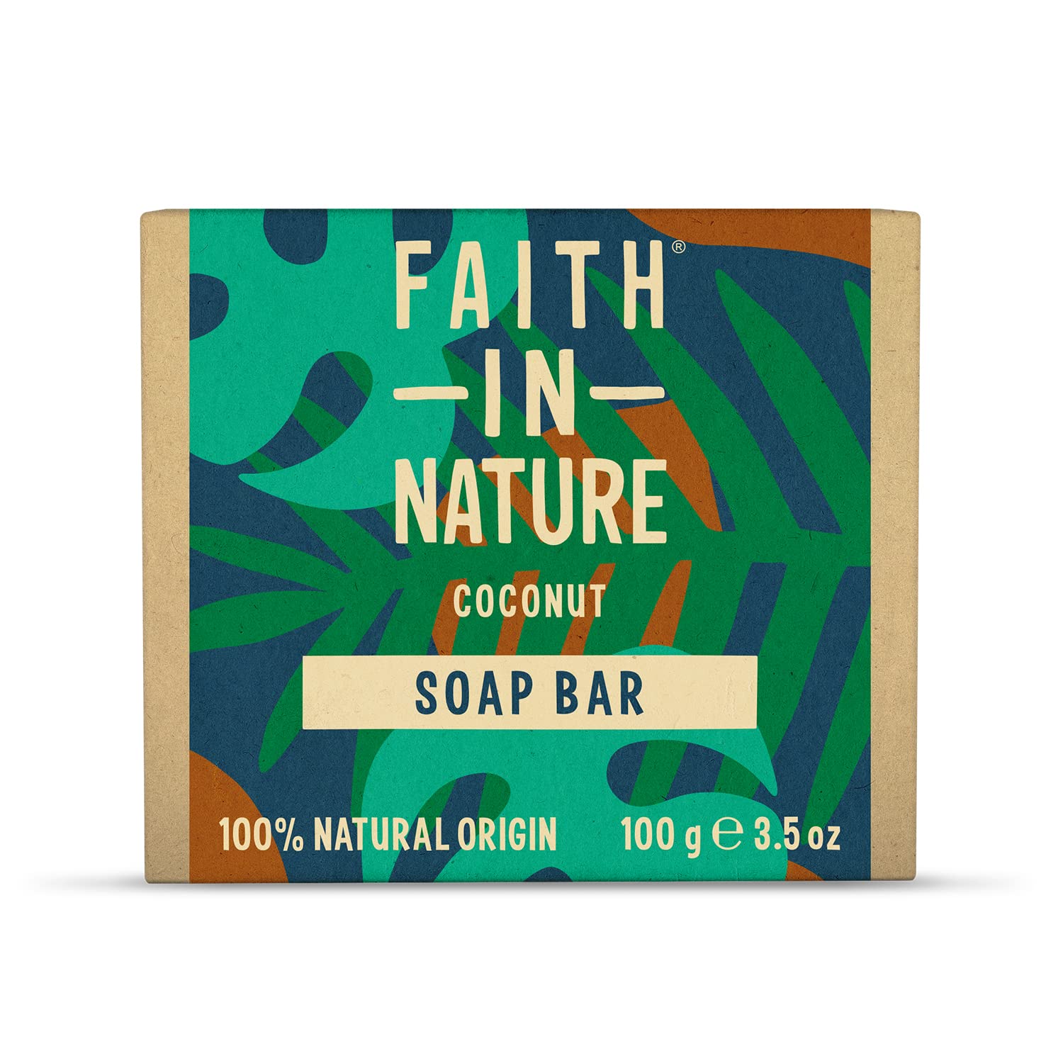 Faith In Nature Natural Coconut Hand Soap Bar, Hydrating, Vegan & Cruelty Free, No SLS or Parabens, 100g Halalzen