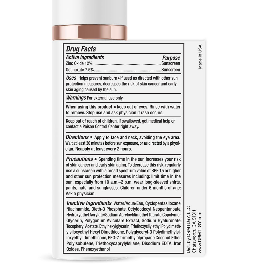 DRMTLGY Universal Tinted Moisturizer SPF 46 – Hydrating Dewy Tinted Sunscreen for Face with Zinc Oxide & Octinoxate – Niacinamide & Hyaluronic Acid – Broad Spectrum Lightweight Daily SPF, 1.7 oz Halalzen