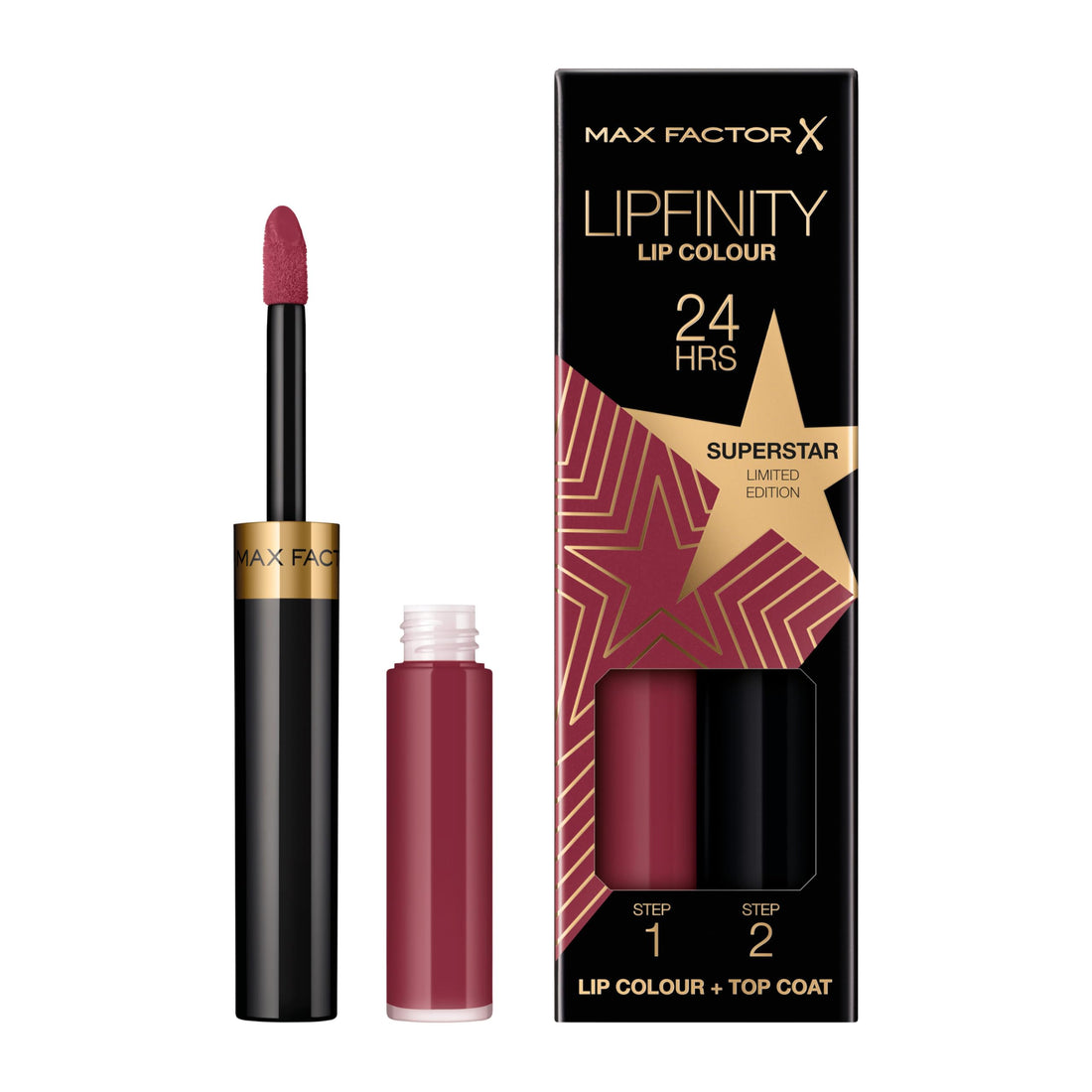Max Factor Lipfinity Long-Lasting Two Step Lipstick - 016 Glowing Pink, 4.2g Halalzen