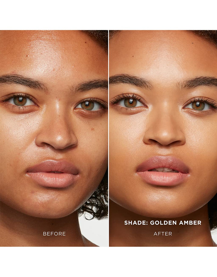 Hourglass Vanish Seamless Finish Foundation Stick. Satin Finish Buildable Full Coverage Foundation Makeup Stick for an Airbrushed Look. (GOLDEN AMBER)
