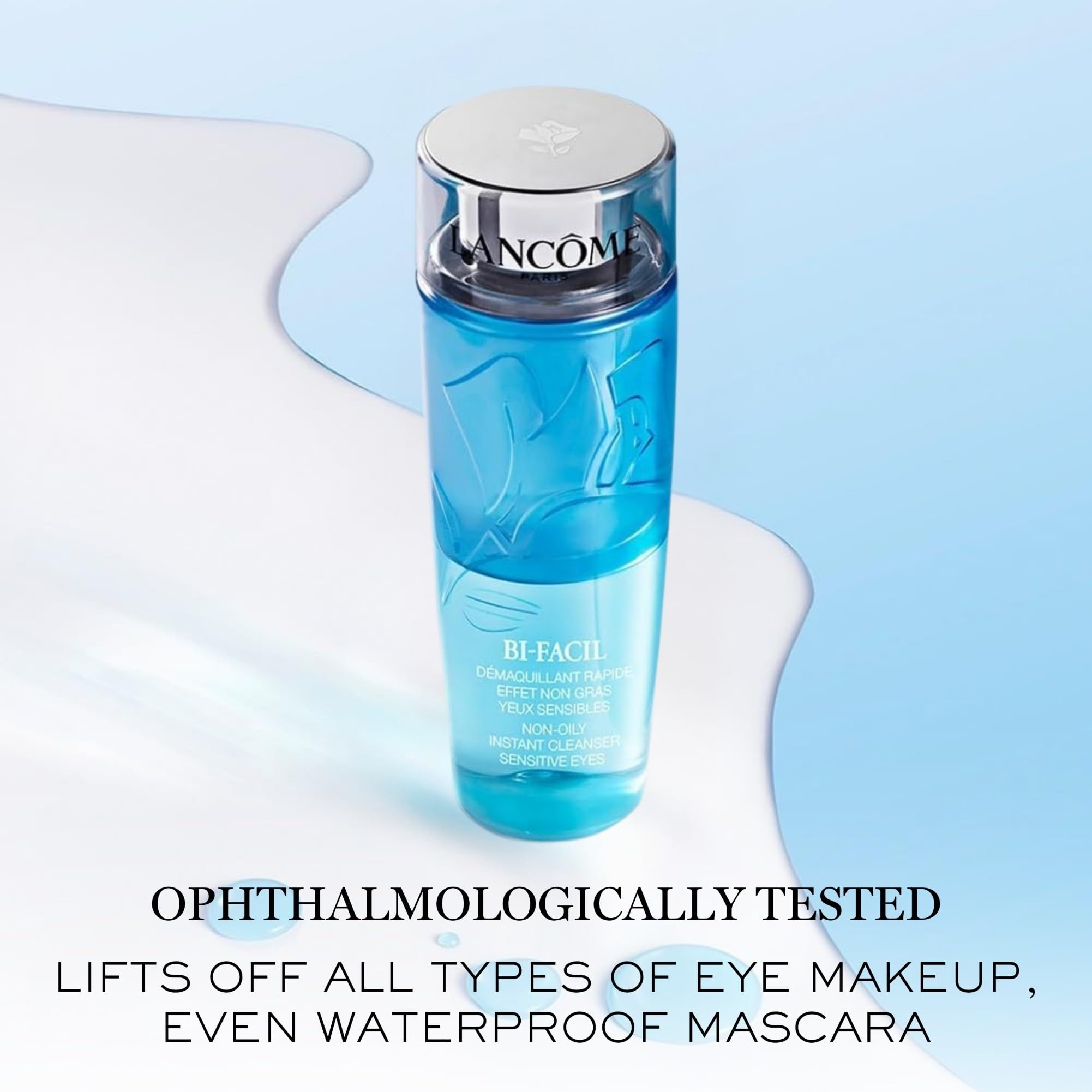 Lancôme Bi-Facil Eye Makeup Remover, Non-Oily, Bi-Phase, Dissolves Waterproof Mascara, Instant Action, Gentle for Sensitive Eyes, Effortlessly Removes Make-up Halalzen