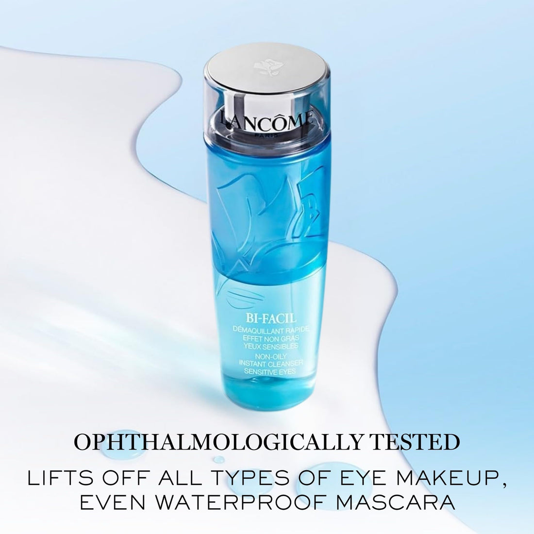 Lancôme Bi-Facil Eye Makeup Remover, Non-Oily, Bi-Phase, Dissolves Waterproof Mascara, Instant Action, Gentle for Sensitive Eyes, Effortlessly Removes Make-up Halalzen