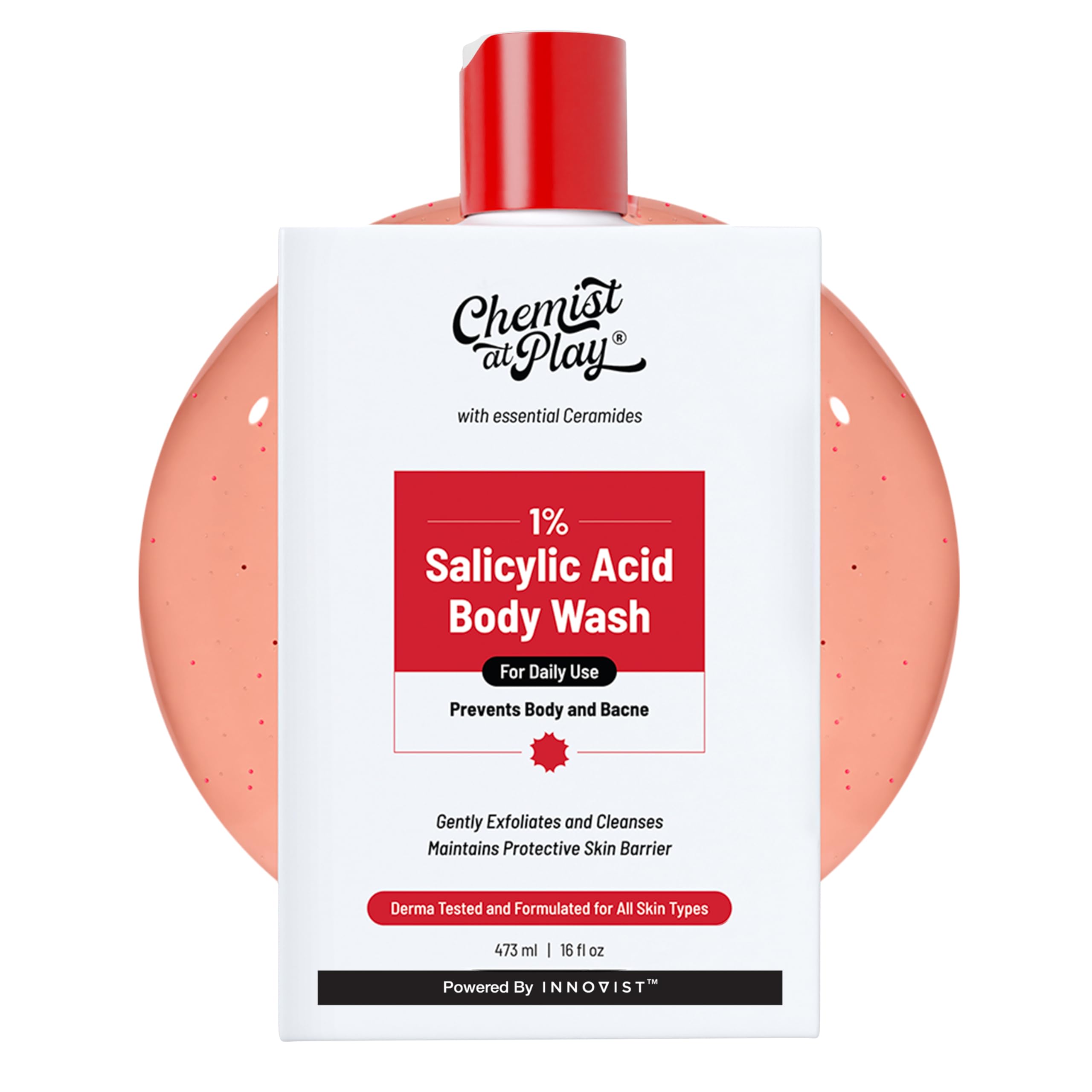 Chemist at Play Brightening Body Wash | Alpha Arbutin & Vitamin C | Fades Dark Spots & Evens Skin Tone | Glycolic Acid | Sulphate Free | 236ml