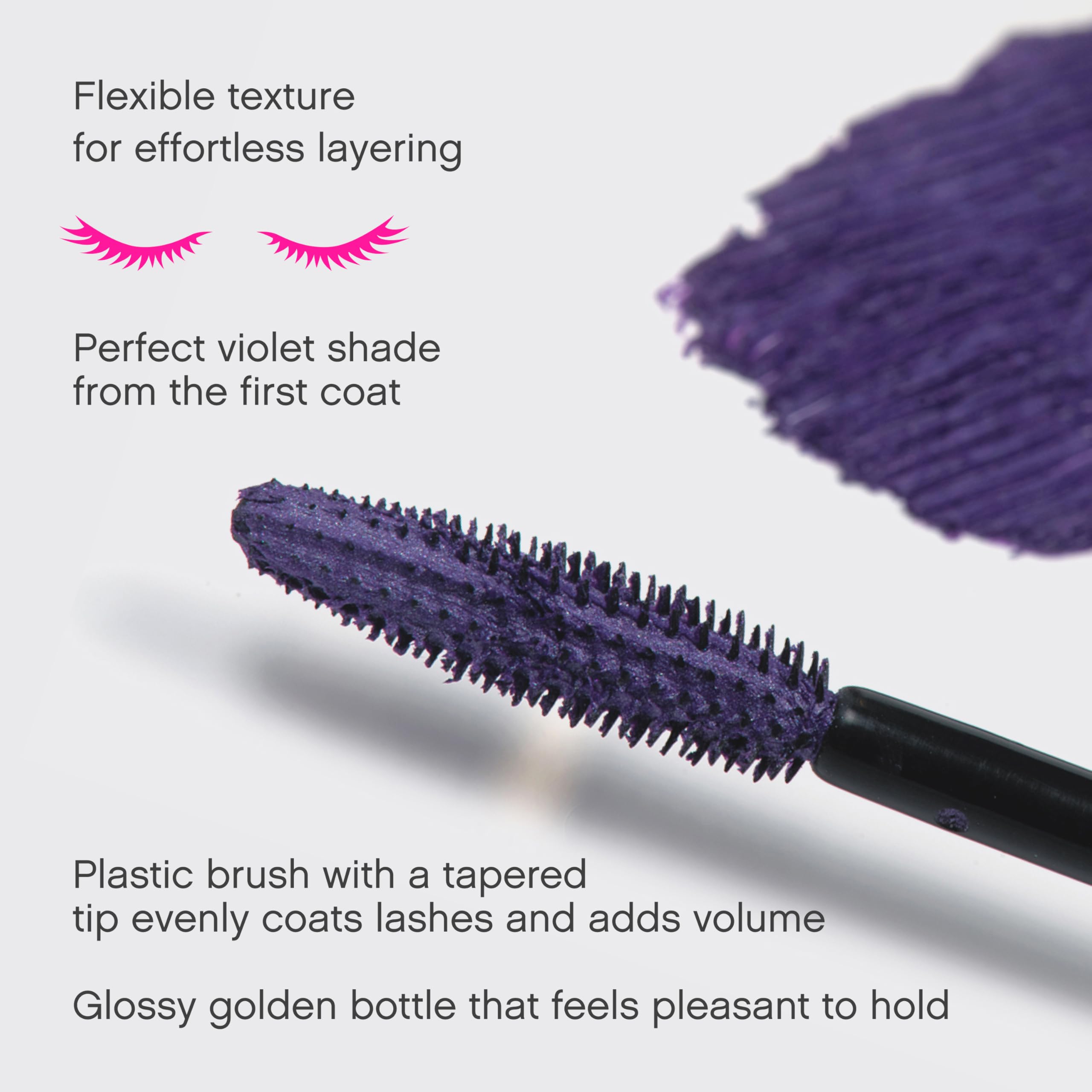 Vivienne Sabó Cabaret Premiere Black Mascara, Volume and Length, Defining, Curling, No Flaking, No Clumping, Smudge Proof, Washable, Cruelty-Free, Made in Europe, (01 Black), 0.3 Fl Oz, 1 Pack
