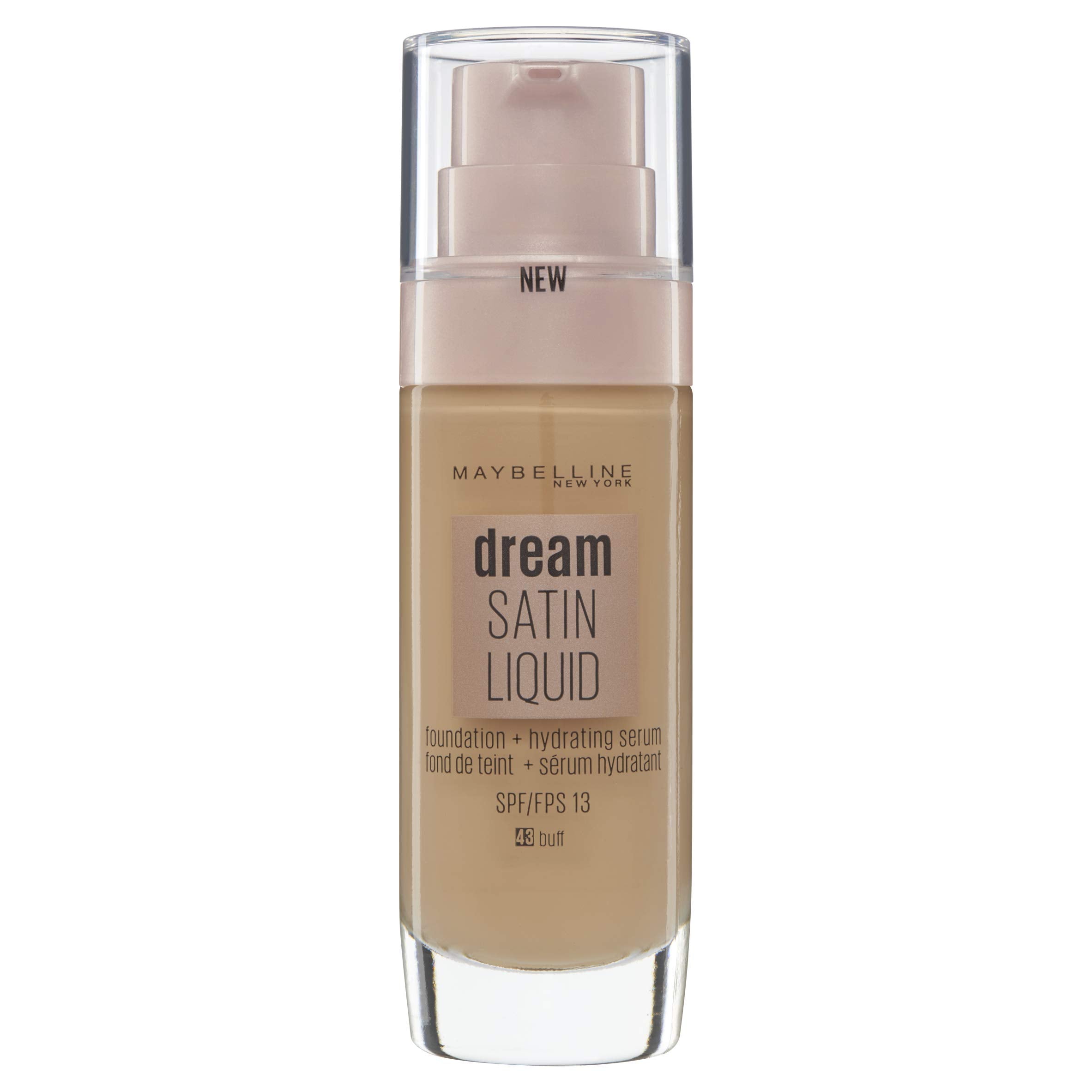Maybelline Foundation, Dream Radiant Liquid Hydrating Foundation with Hyaluronic Acid and Collagen - Lightweight, Medium Coverage Up to 12 Hour Hydration, 30 Sand Halalzen